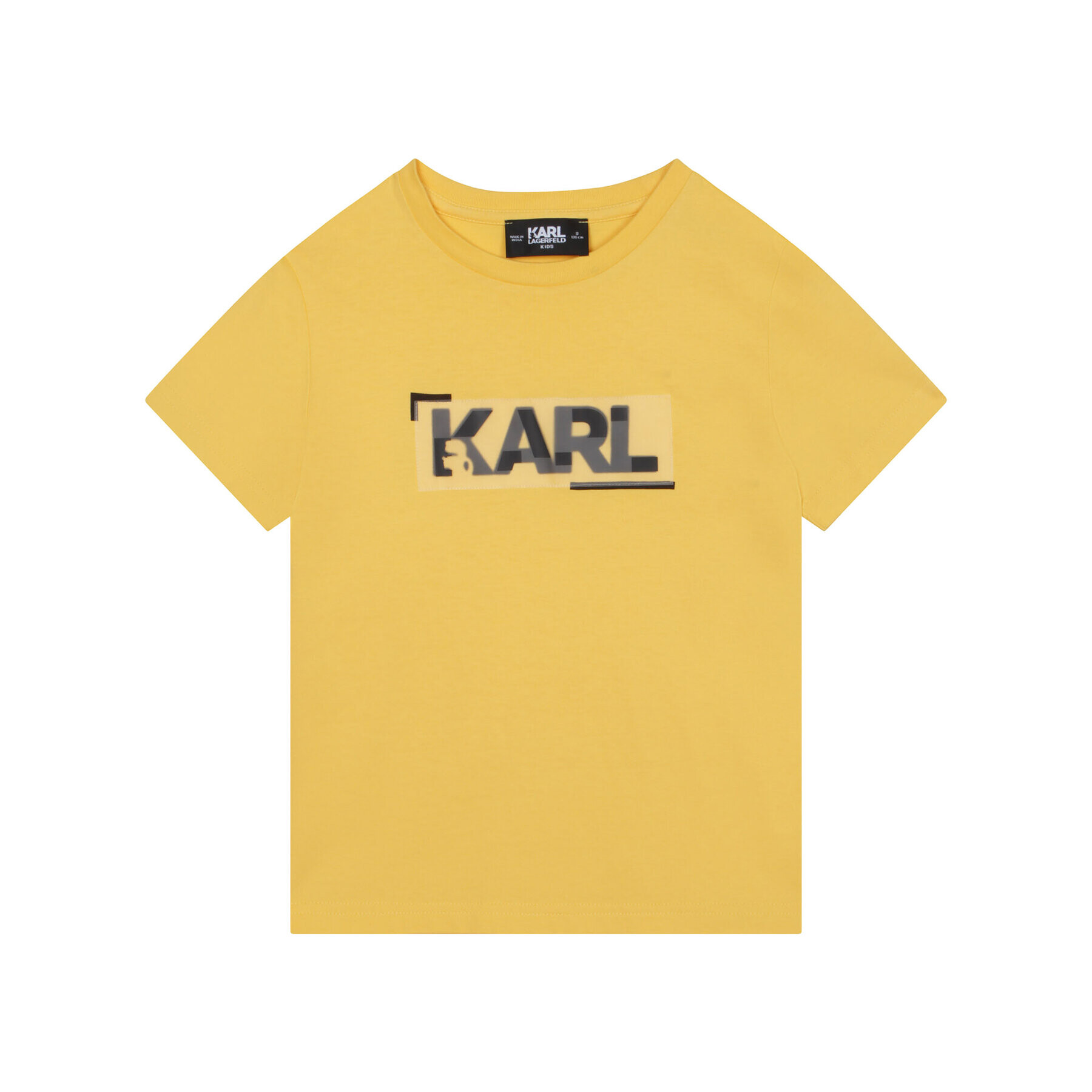 Karl Lagerfeld Kids Tricou Z25397 D Galben Regular Fit - Pled.ro