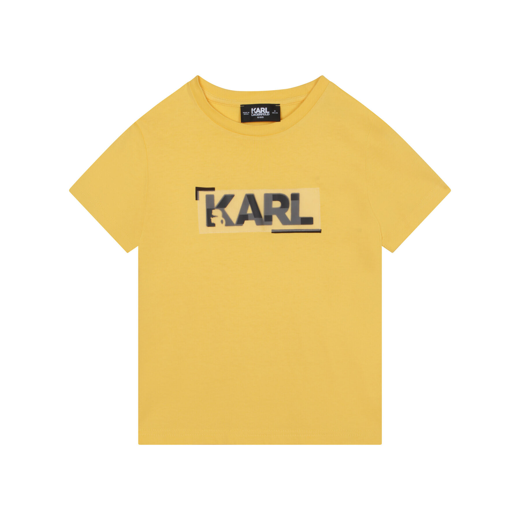 Karl Lagerfeld Kids Tricou Z25397 D Galben Regular Fit - Pled.ro