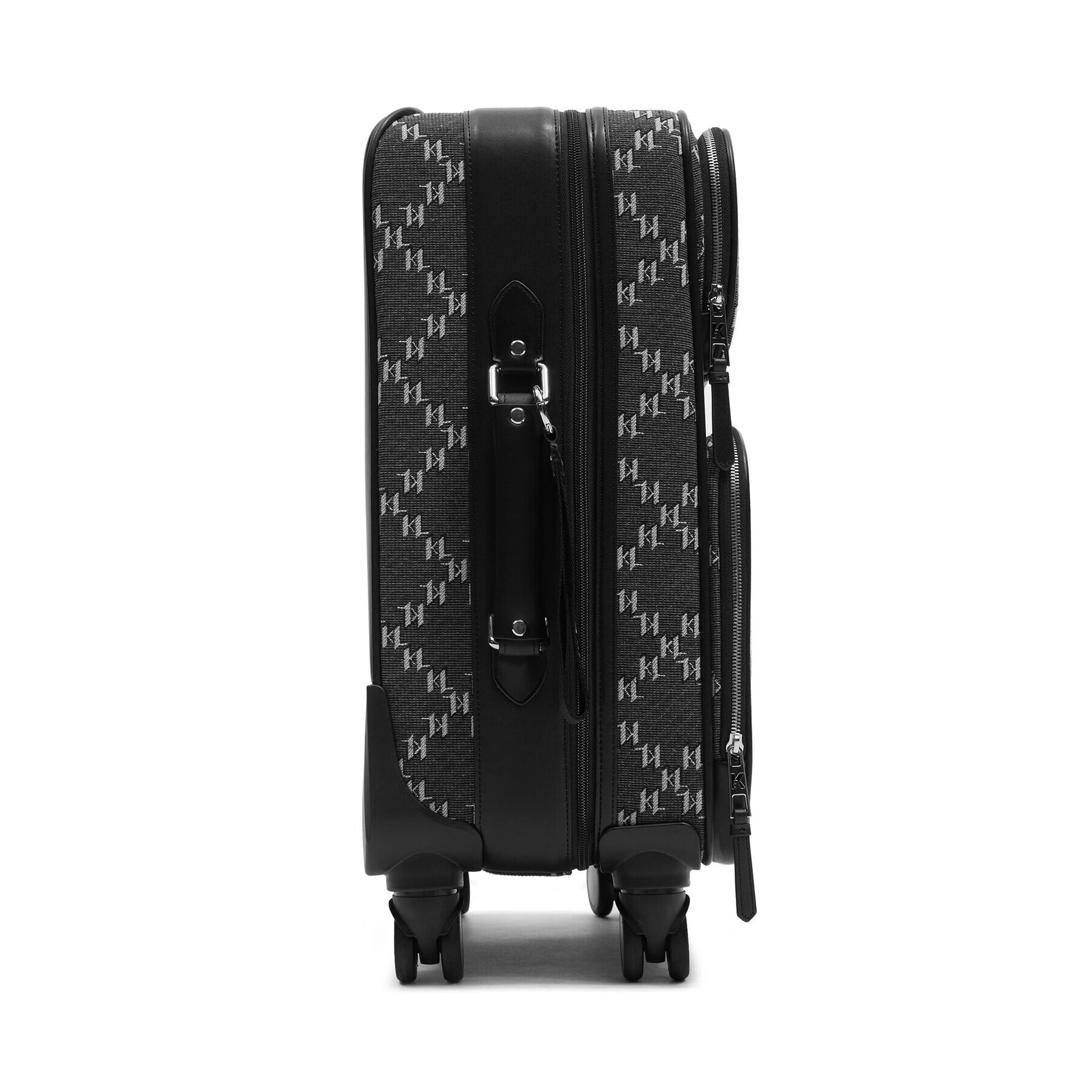 KARL LAGERFELD Valiză Mică din Material K/Monogram Jkrd 2.0 Trolley 236W3024 Gri - Pled.ro