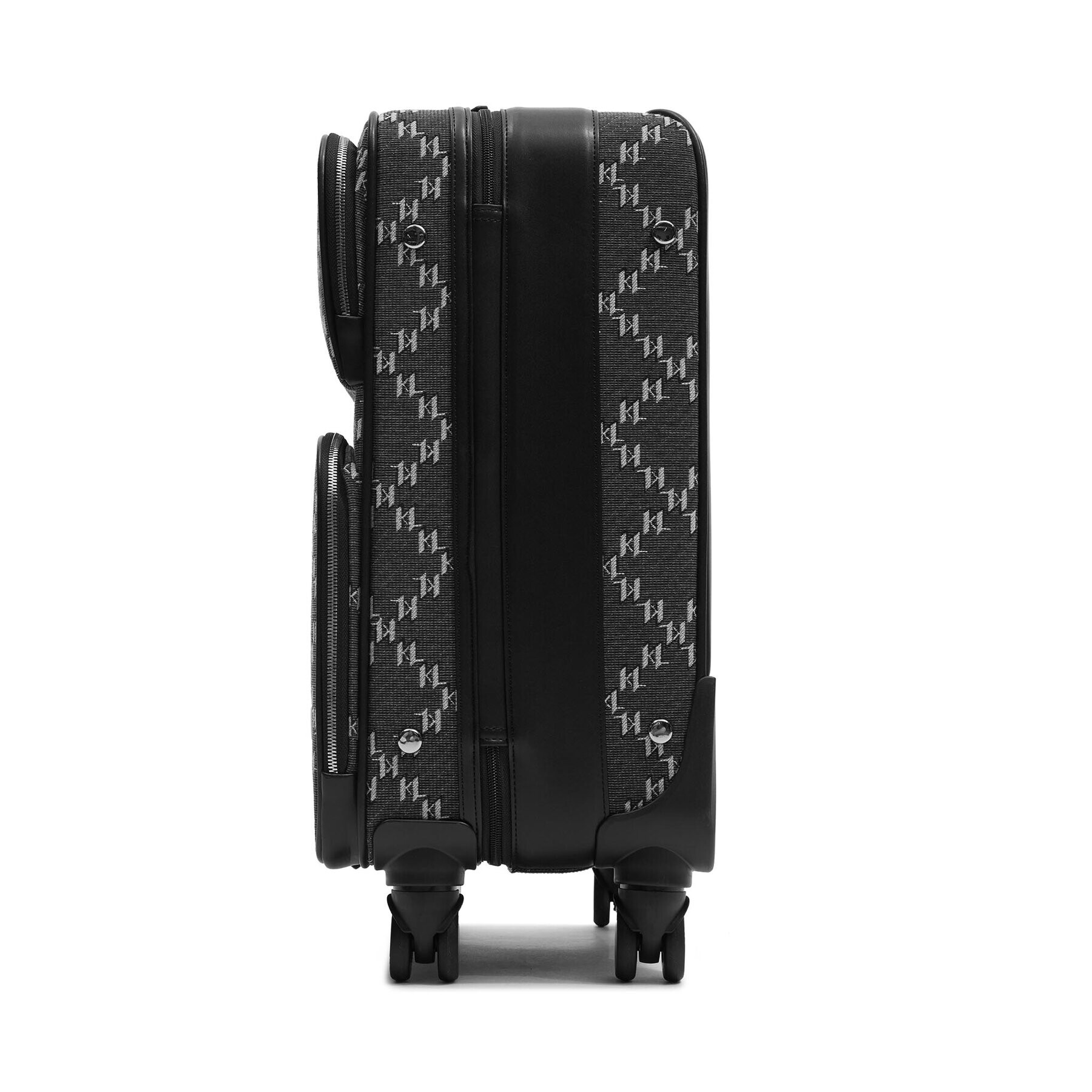 KARL LAGERFELD Valiză Mică din Material K/Monogram Jkrd 2.0 Trolley 236W3024 Gri - Pled.ro