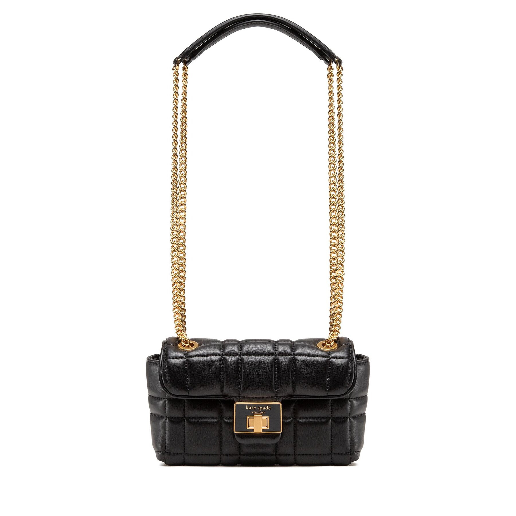 Kate Spade Geantă Evelyn Quilted Leatcher Small S K8932 Negru - Pled.ro