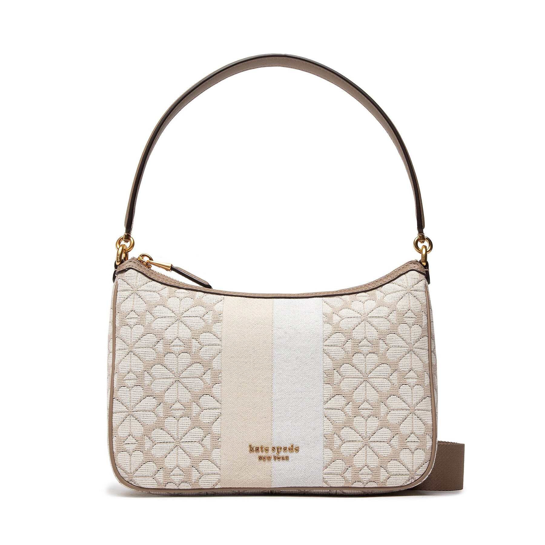 Kate Spade Geantă Spade Flower Jacquard K9033 Bej - Pled.ro