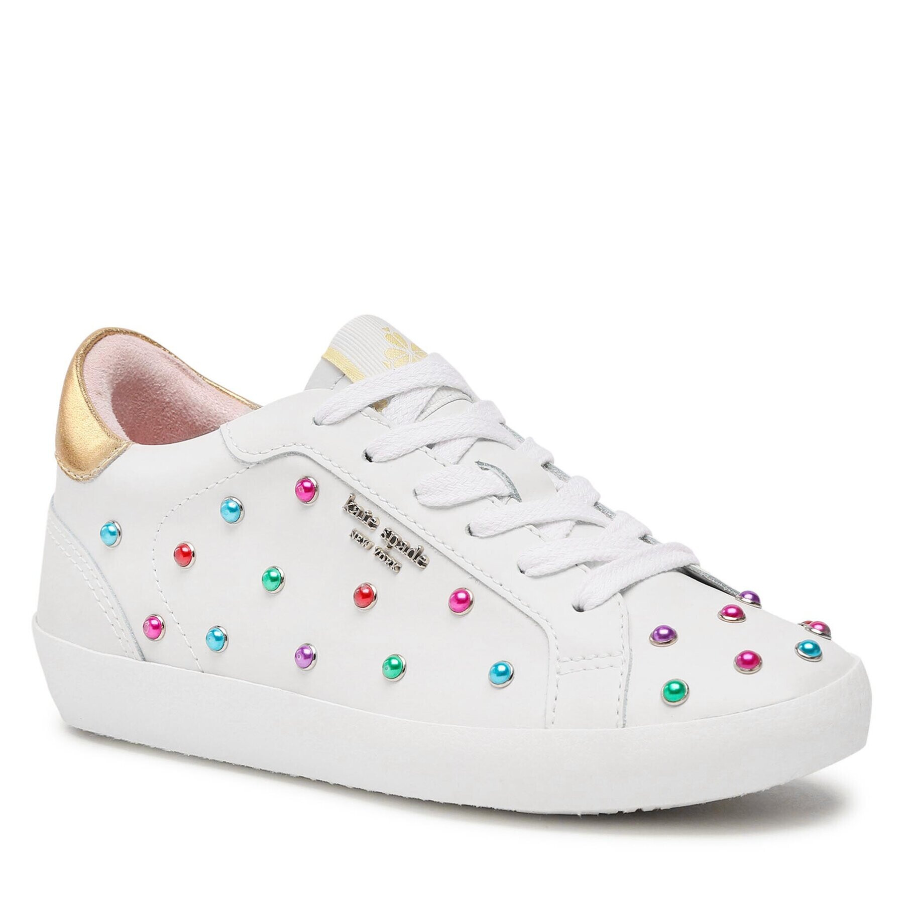 Kate Spade Sneakers Ace Gem KA313 Alb - Pled.ro