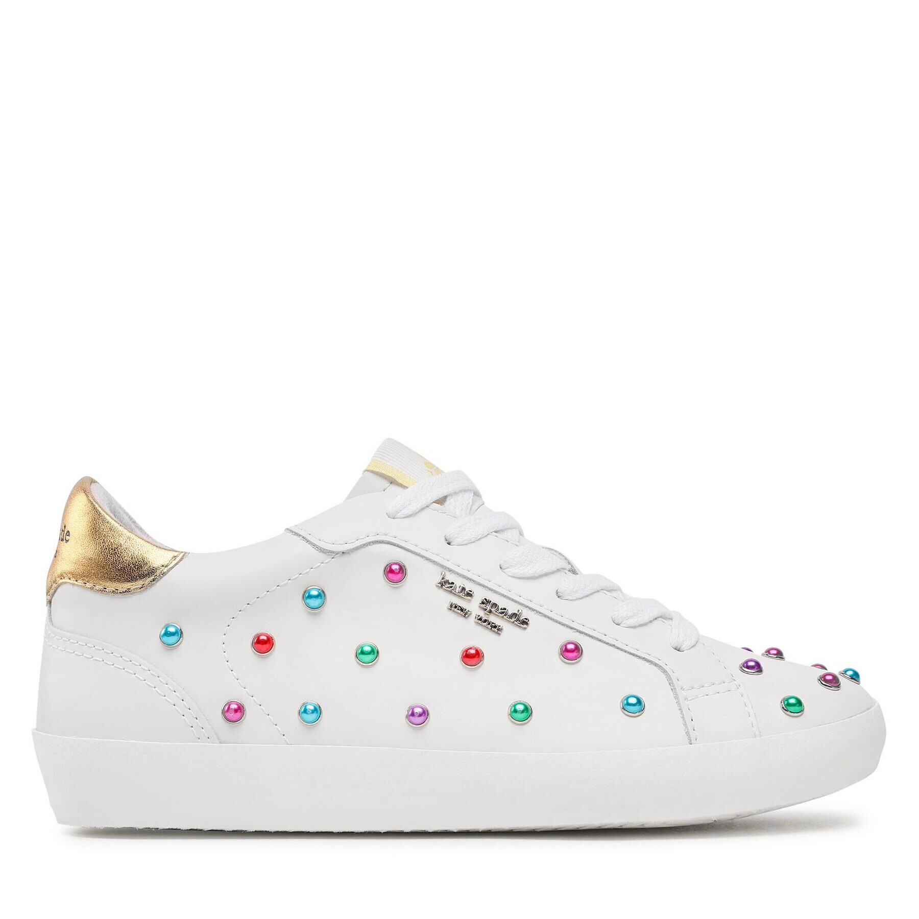 Kate Spade Sneakers Ace Gem KA313 Alb - Pled.ro