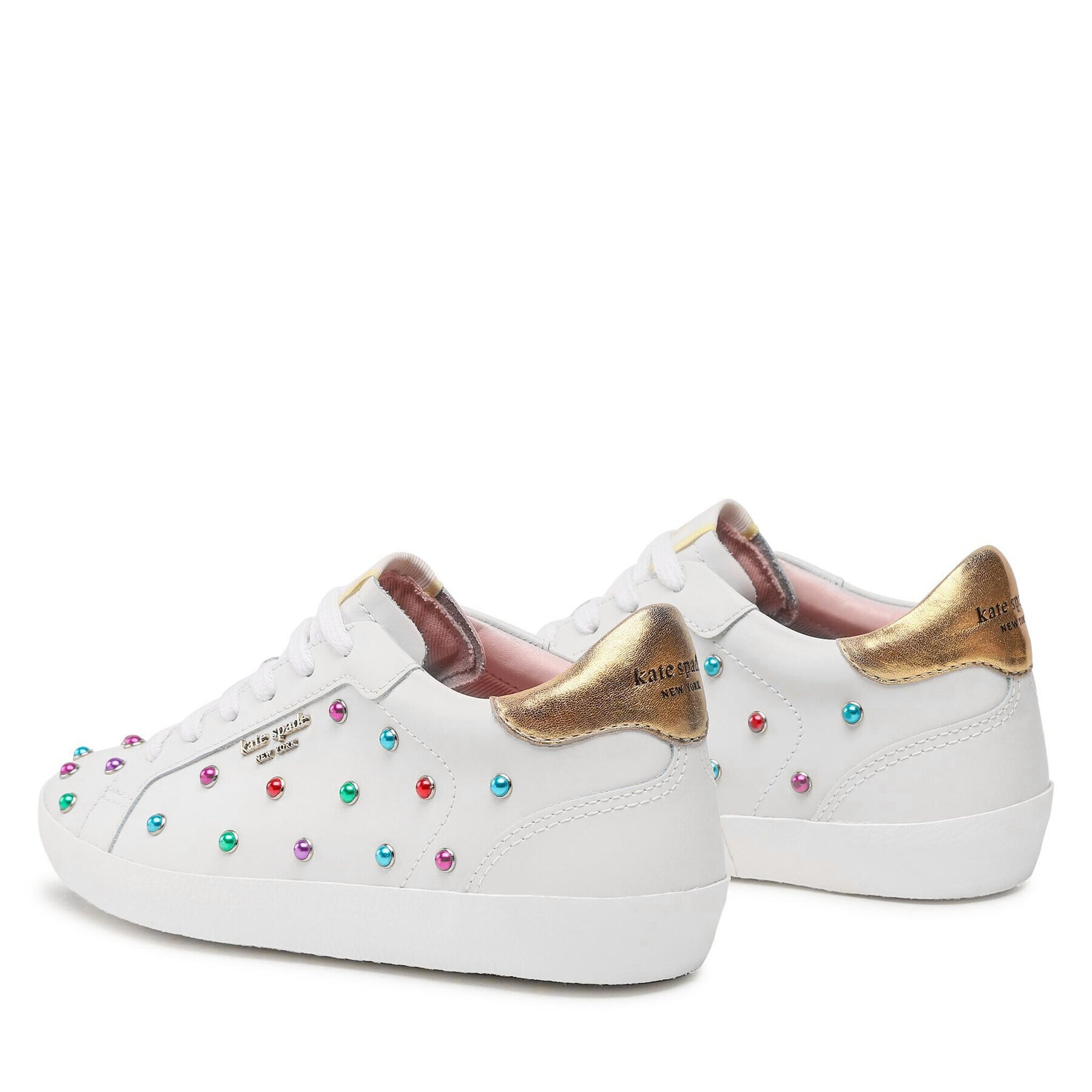 Kate Spade Sneakers Ace Gem KA313 Alb - Pled.ro