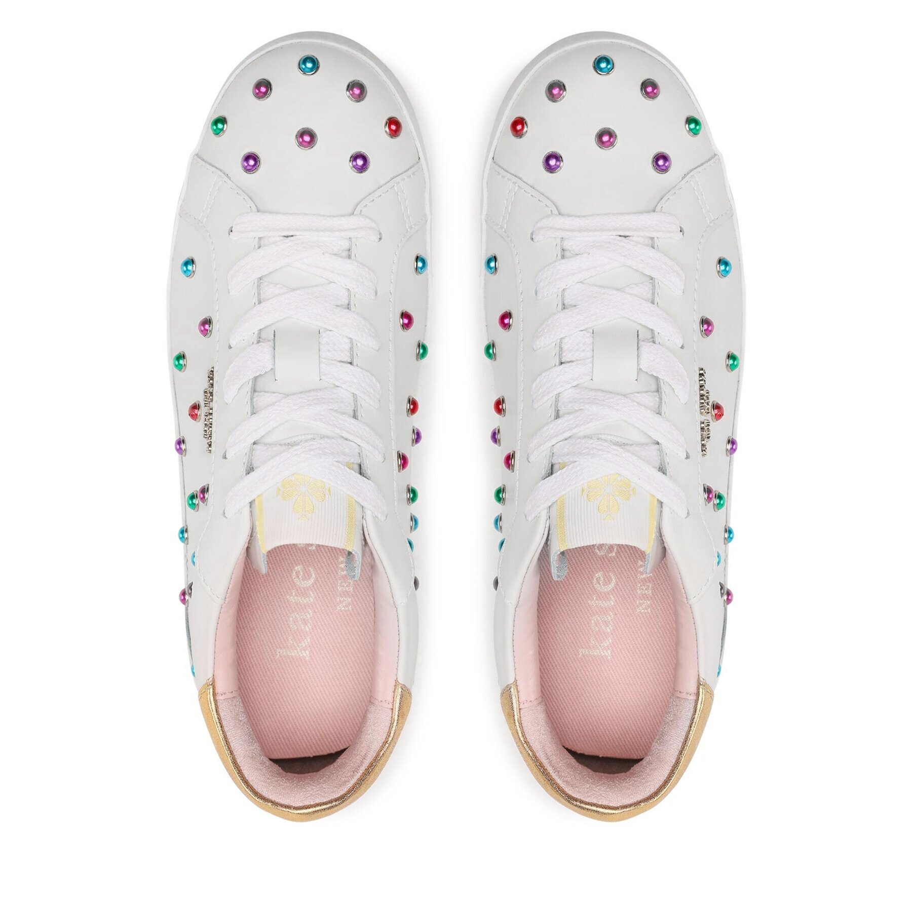 Kate Spade Sneakers Ace Gem KA313 Alb - Pled.ro