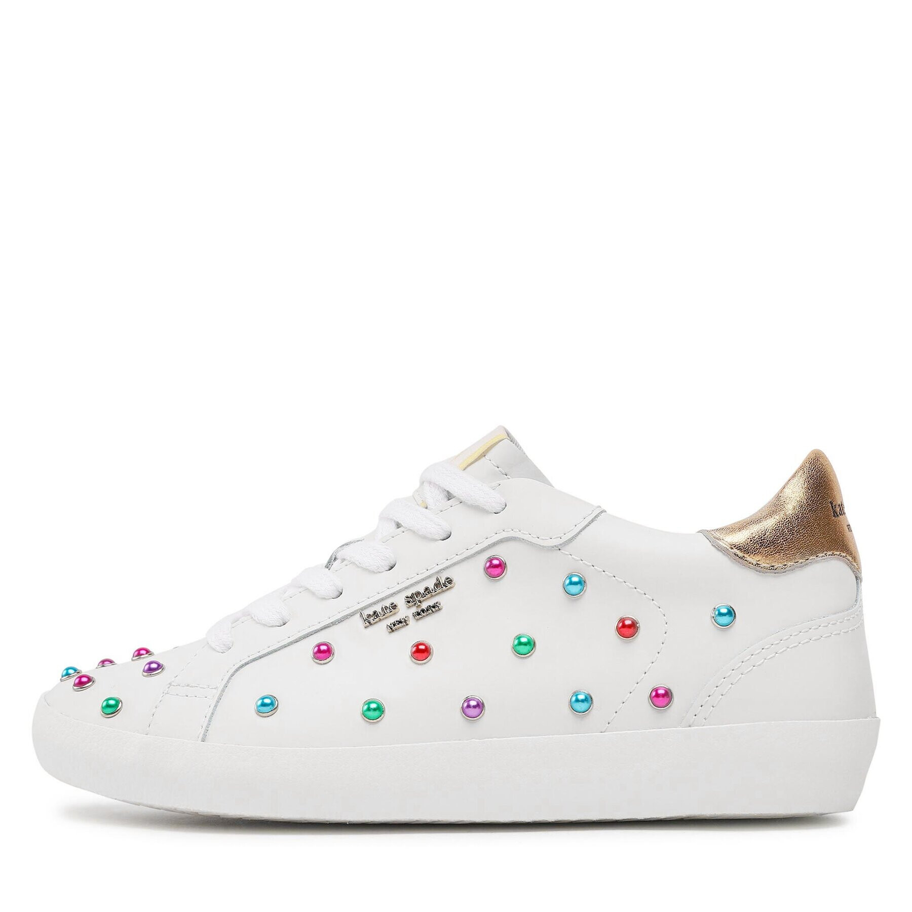 Kate Spade Sneakers Ace Gem KA313 Alb - Pled.ro