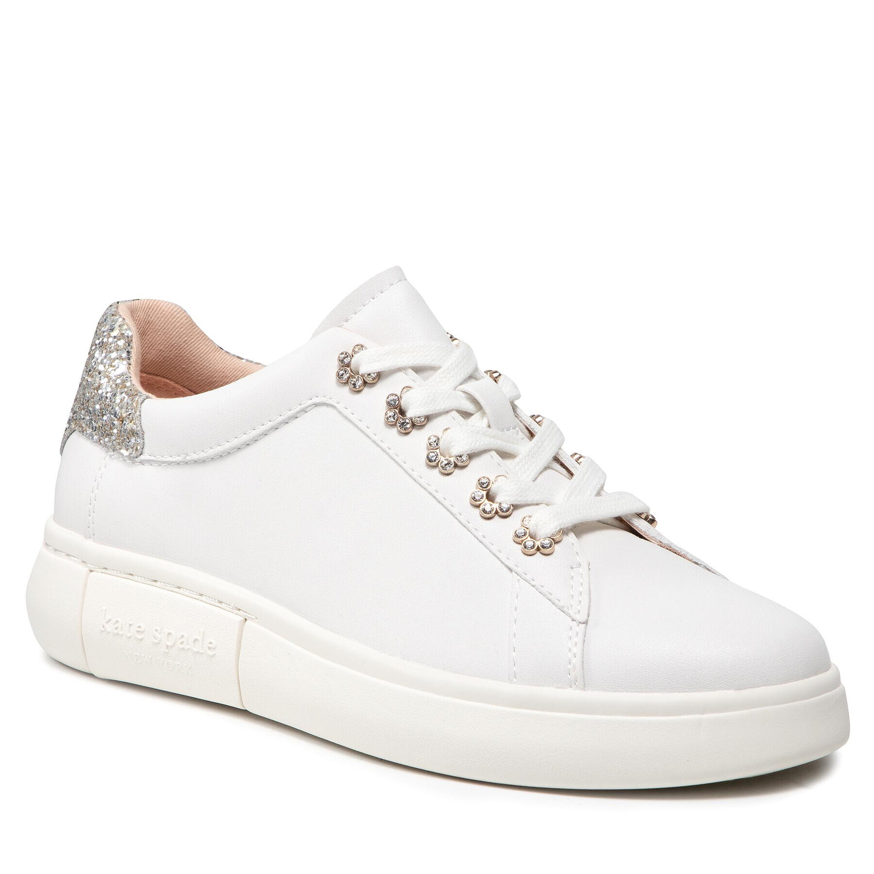 Kate Spade Sneakers Lift Starlet K5831 Alb - Pled.ro