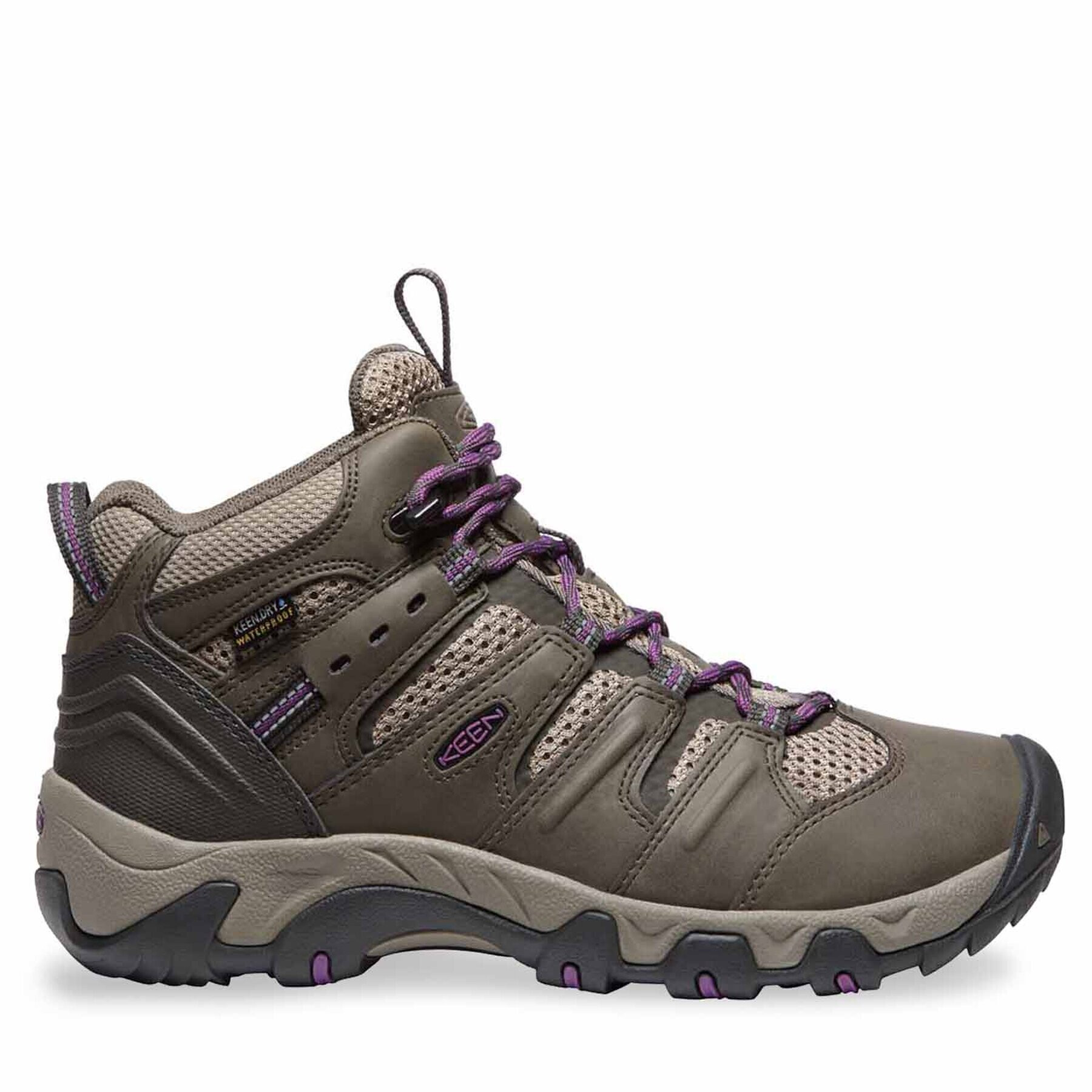 Keen Trekkings Koven Mid Wp Bungee 1024027 Maro - Pled.ro