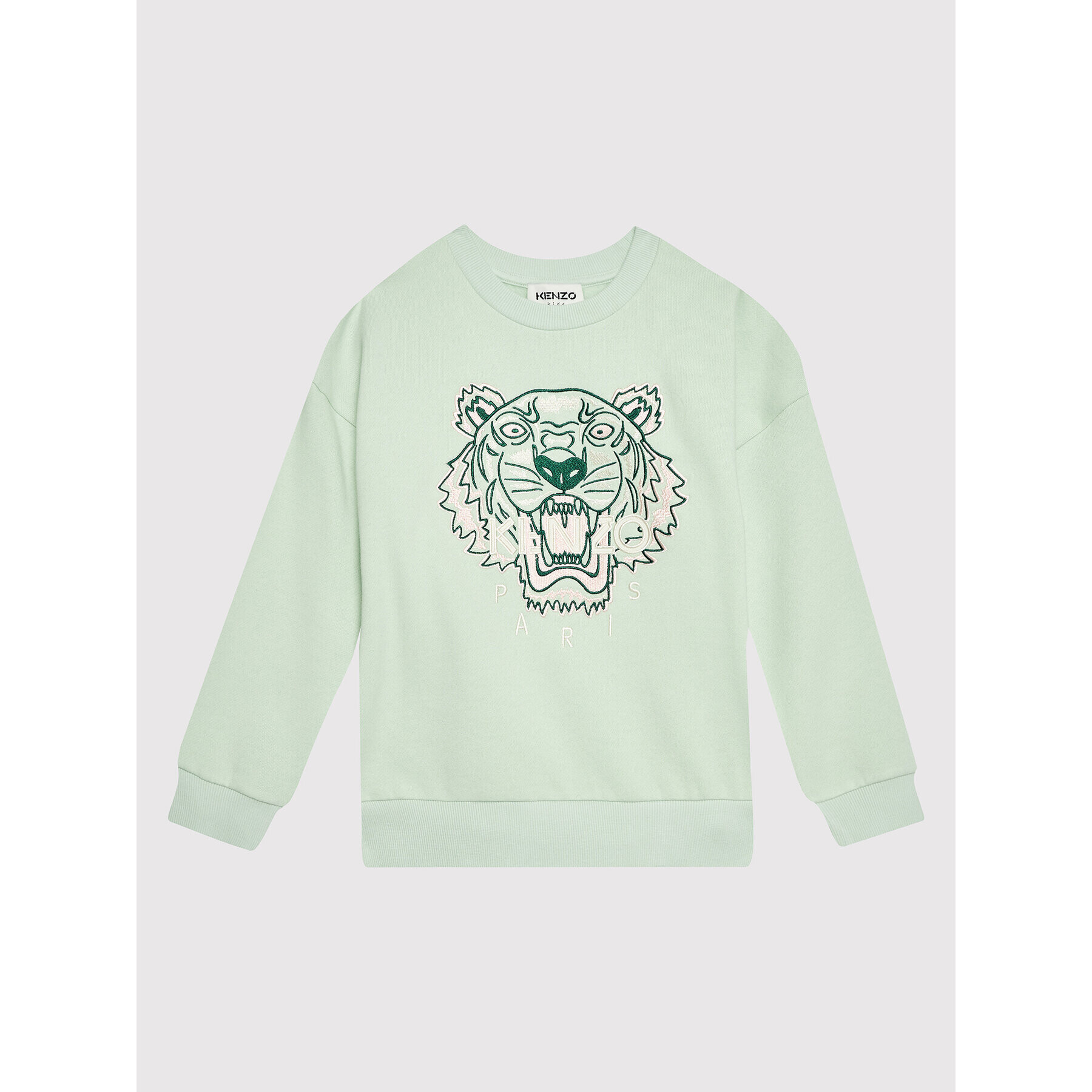 Kenzo Kids Bluză K15146 Verde Regular Fit - Pled.ro