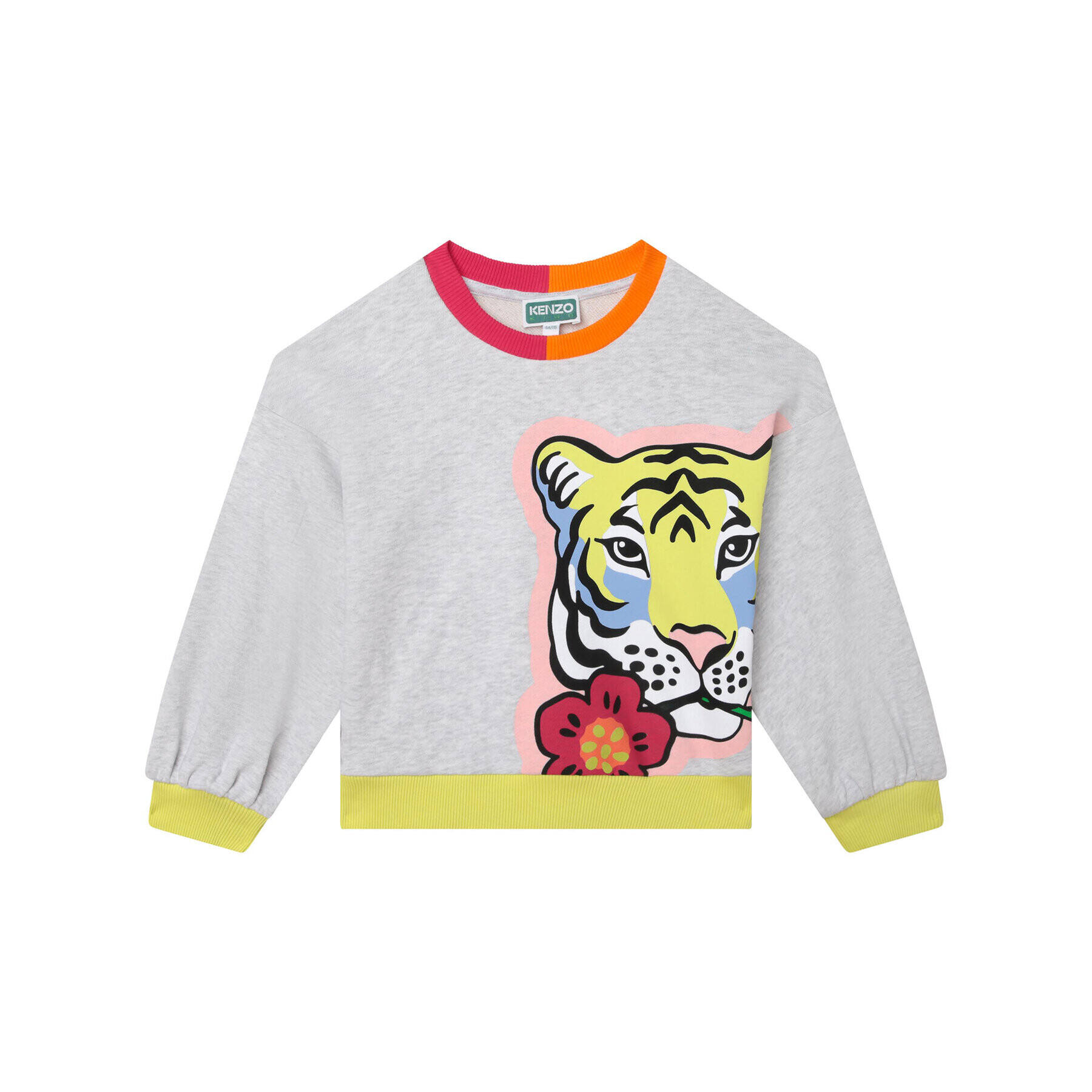 Kenzo Kids Bluză K15647 S Gri Regular Fit - Pled.ro