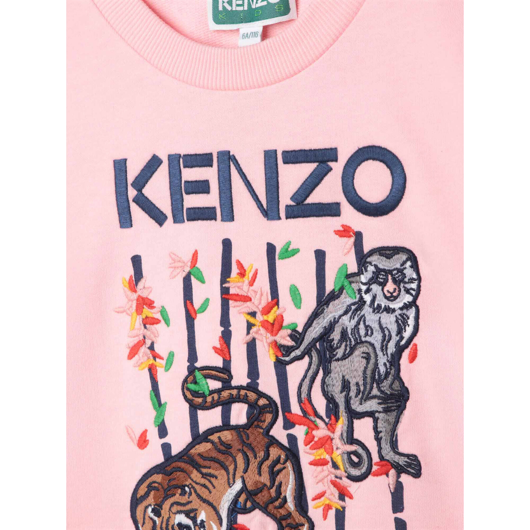 Kenzo Kids Bluză K15652 M Roz Regular Fit - Pled.ro