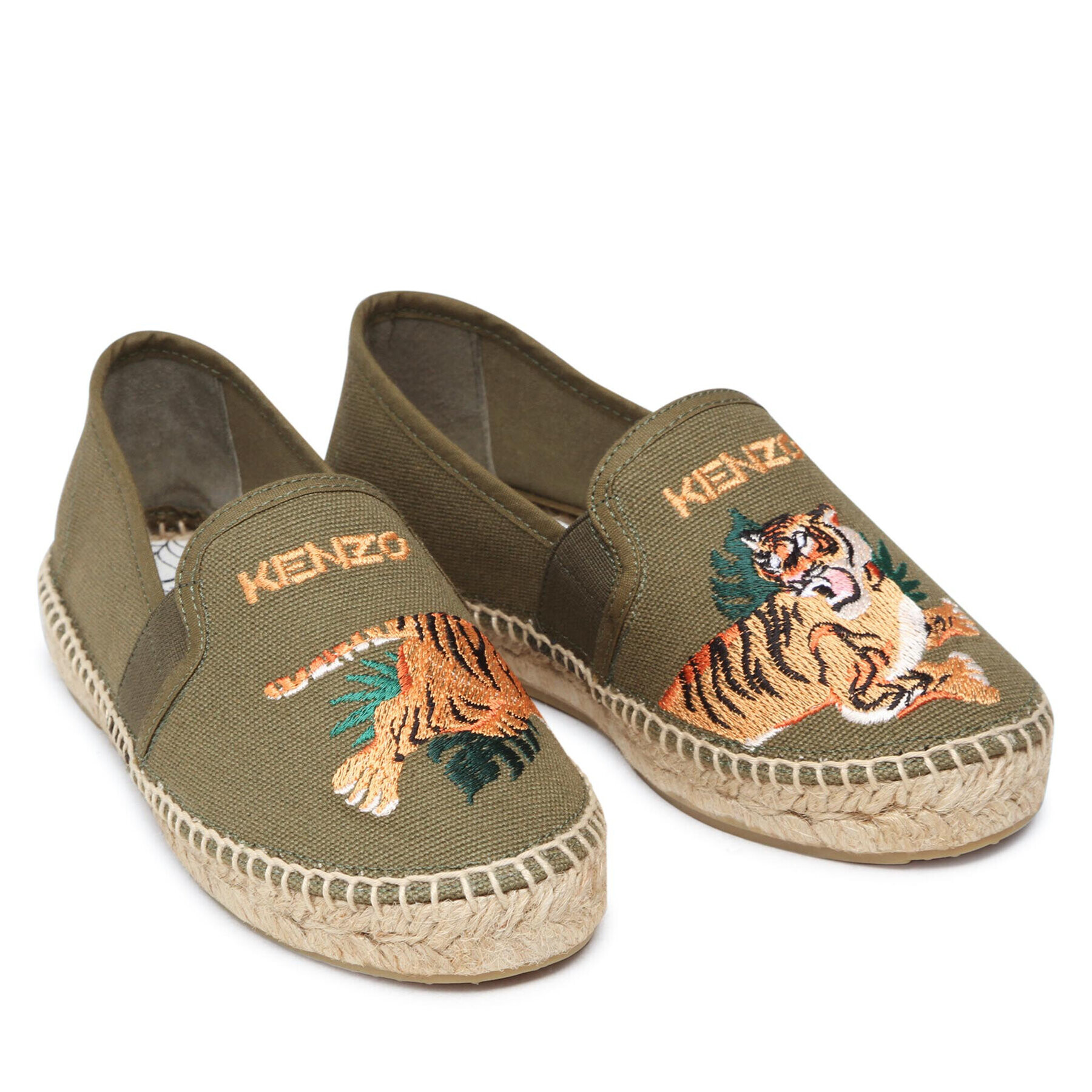 Kenzo Kids Espadrile K59029 Verde - Pled.ro