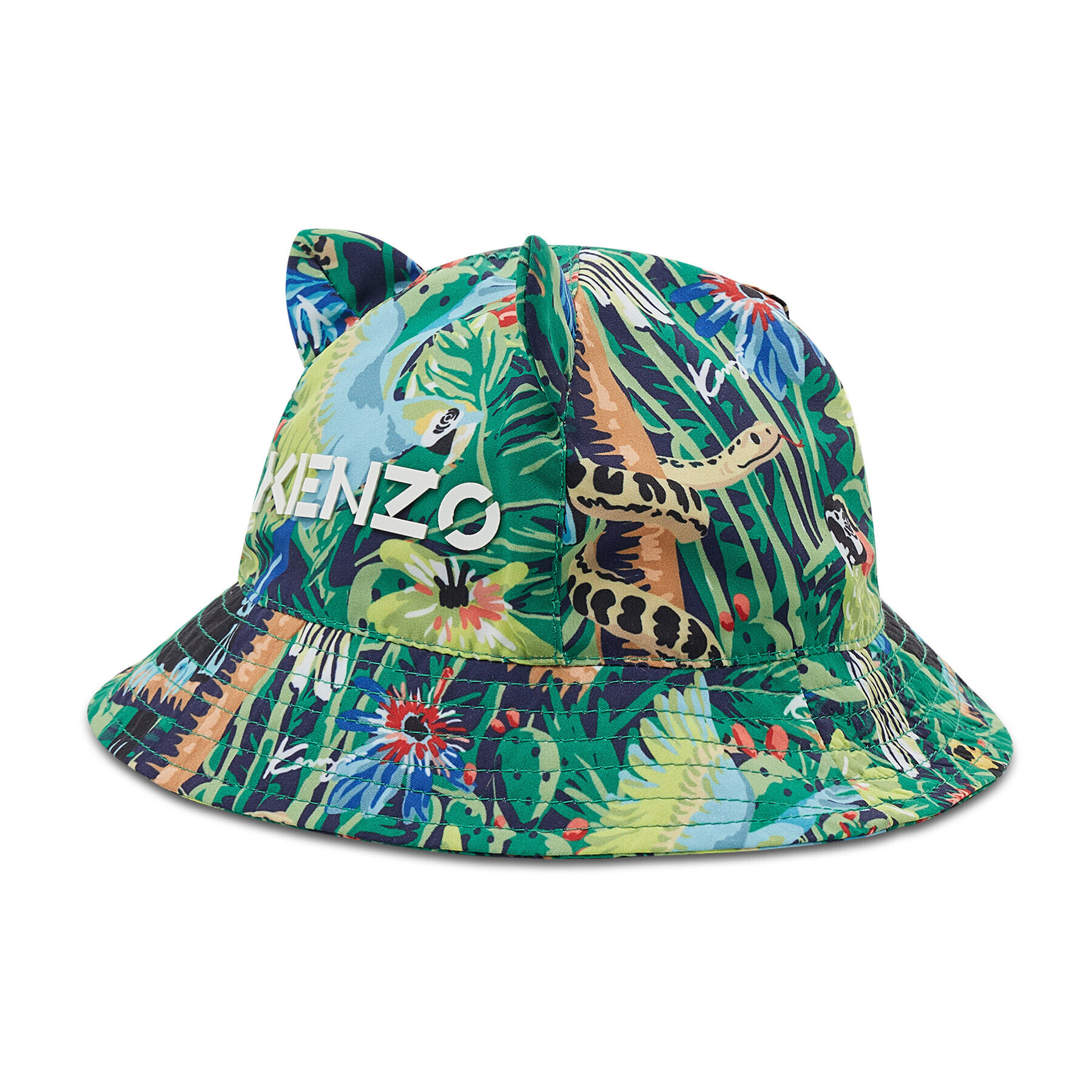 Kenzo Kids Pălărie Bucket K01018 Verde - Pled.ro