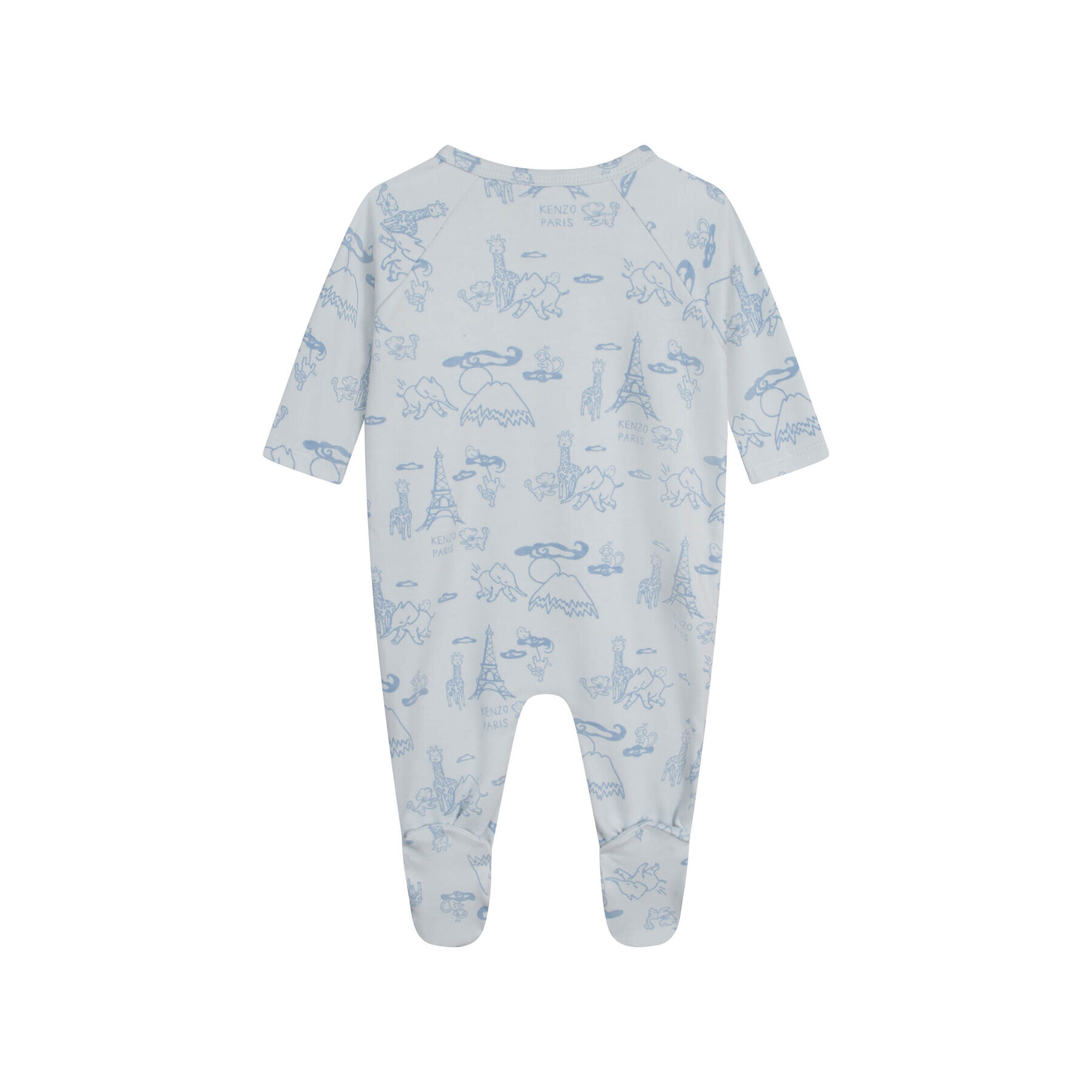 Kenzo Kids Set 2 body-uri K98106 Albastru Regular Fit - Pled.ro