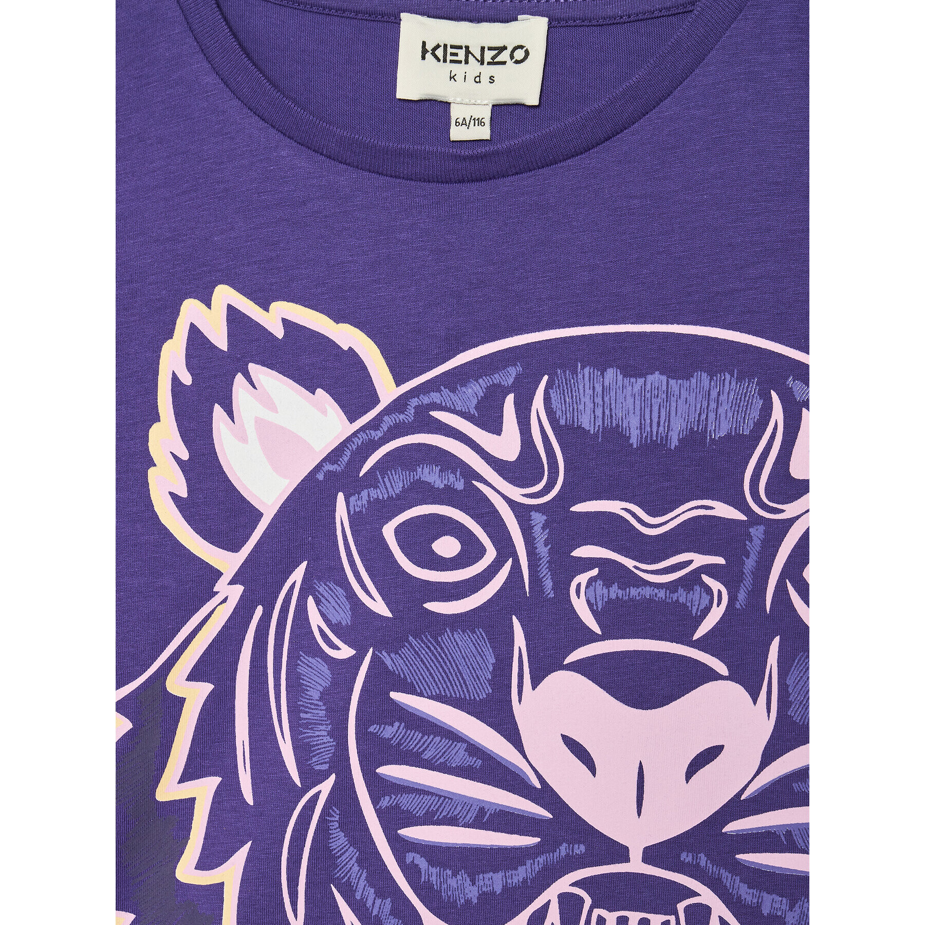 Kenzo Kids Tricou K15550 D Violet Regular Fit - Pled.ro