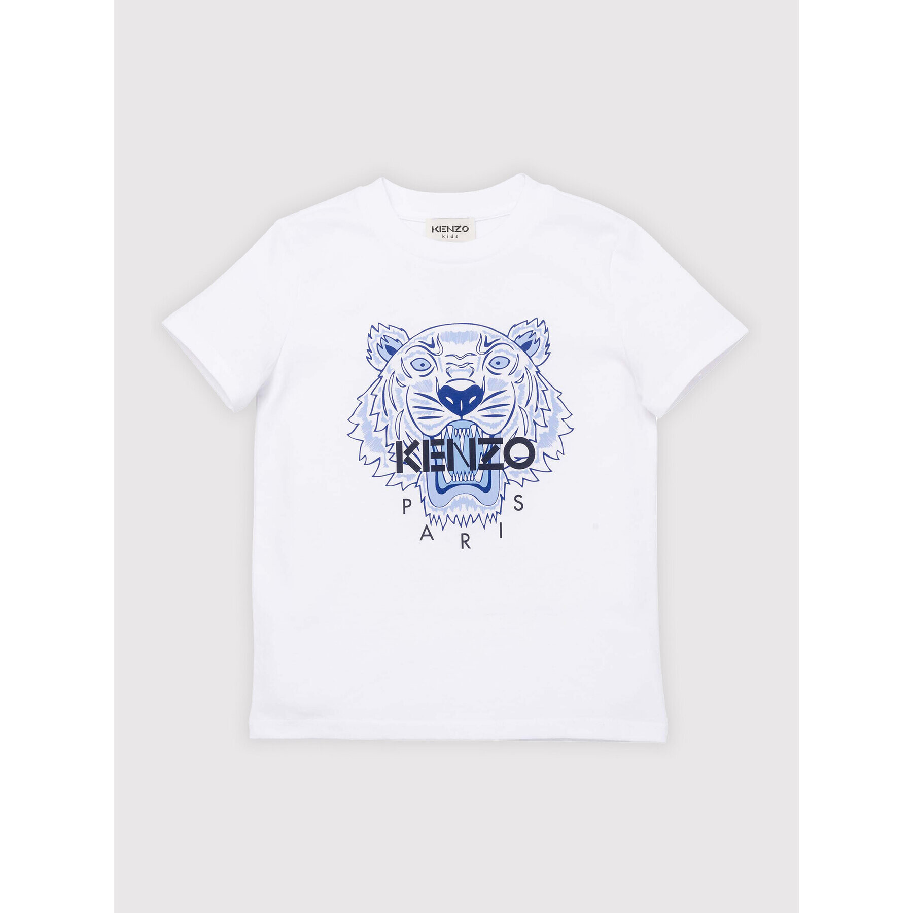 Kenzo Kids Tricou K25170 Alb Regular Fit - Pled.ro