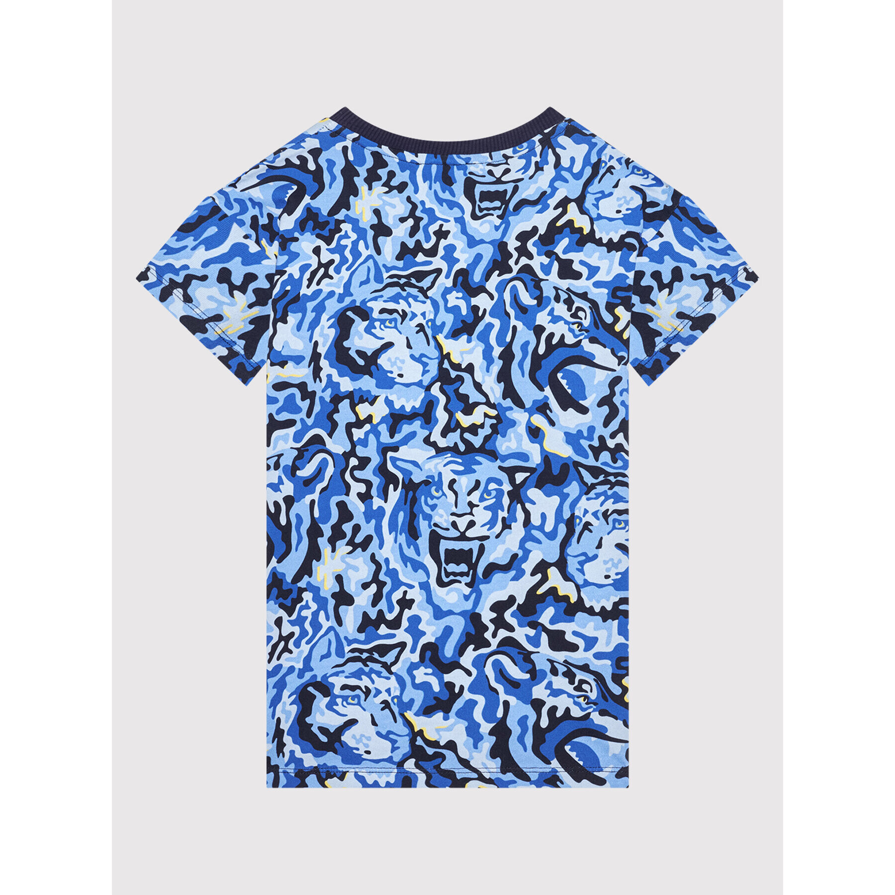 Kenzo Kids Tricou K25191 Bleumarin Regular Fit - Pled.ro