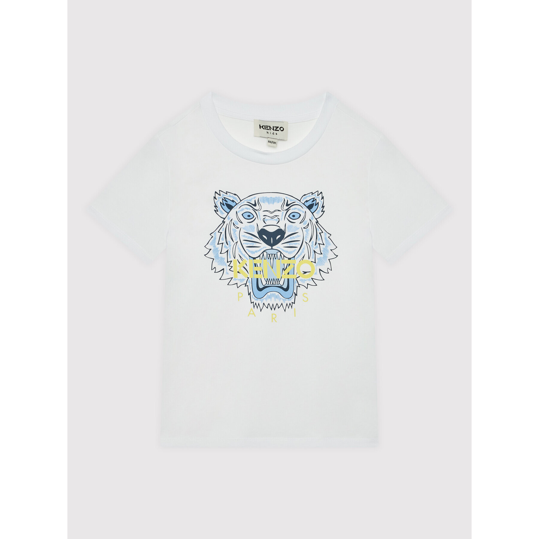 Kenzo Kids Tricou K25625 S Alb Regular Fit - Pled.ro