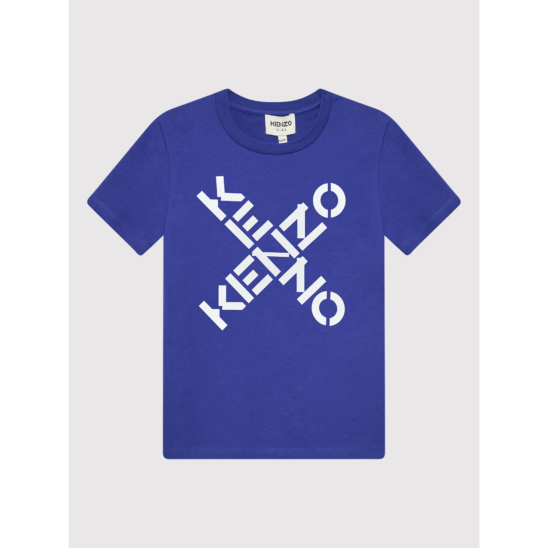 Kenzo Kids Tricou K25626 Albastru Regular Fit - Pled.ro