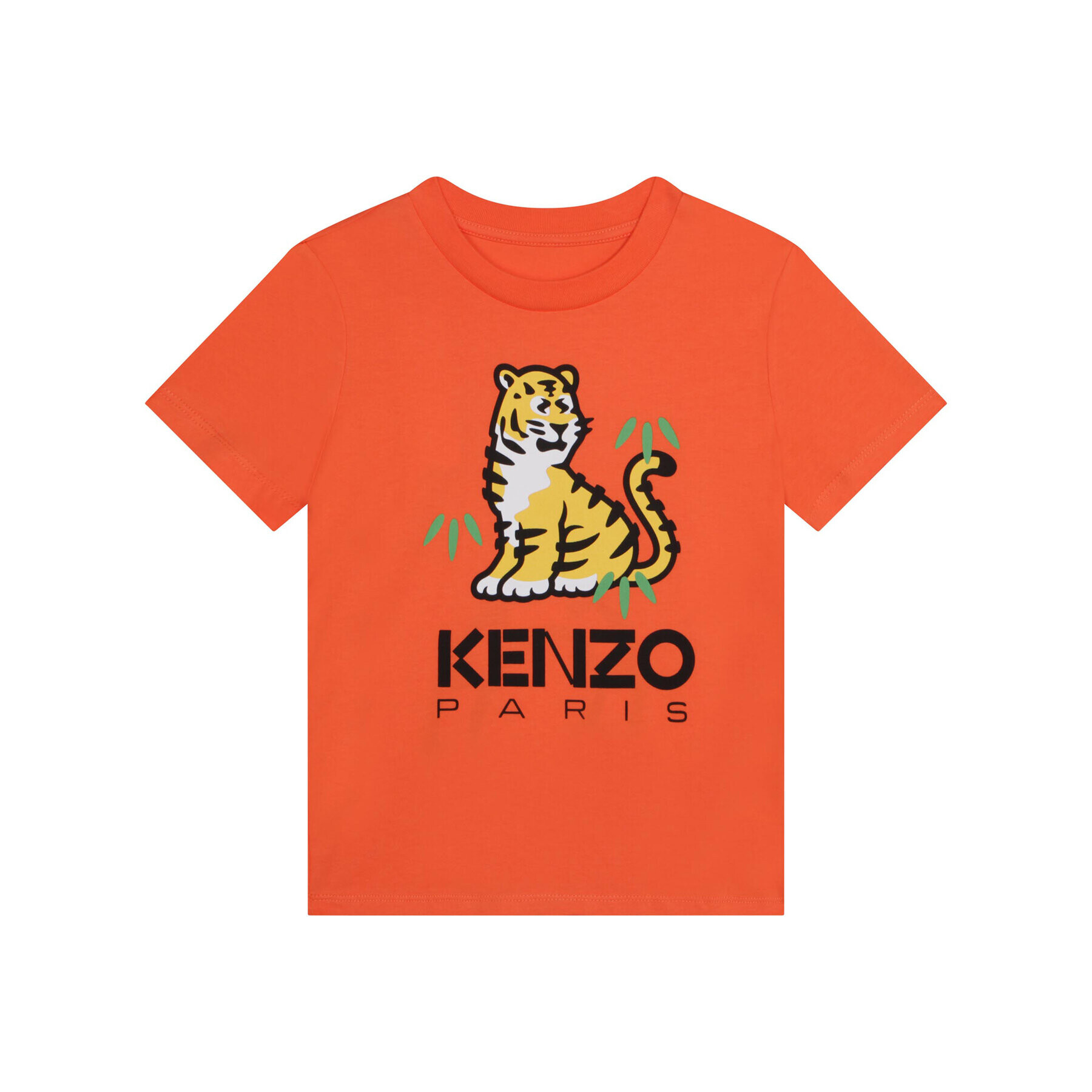 Kenzo Kids Tricou K25800 S Portocaliu Regular Fit - Pled.ro