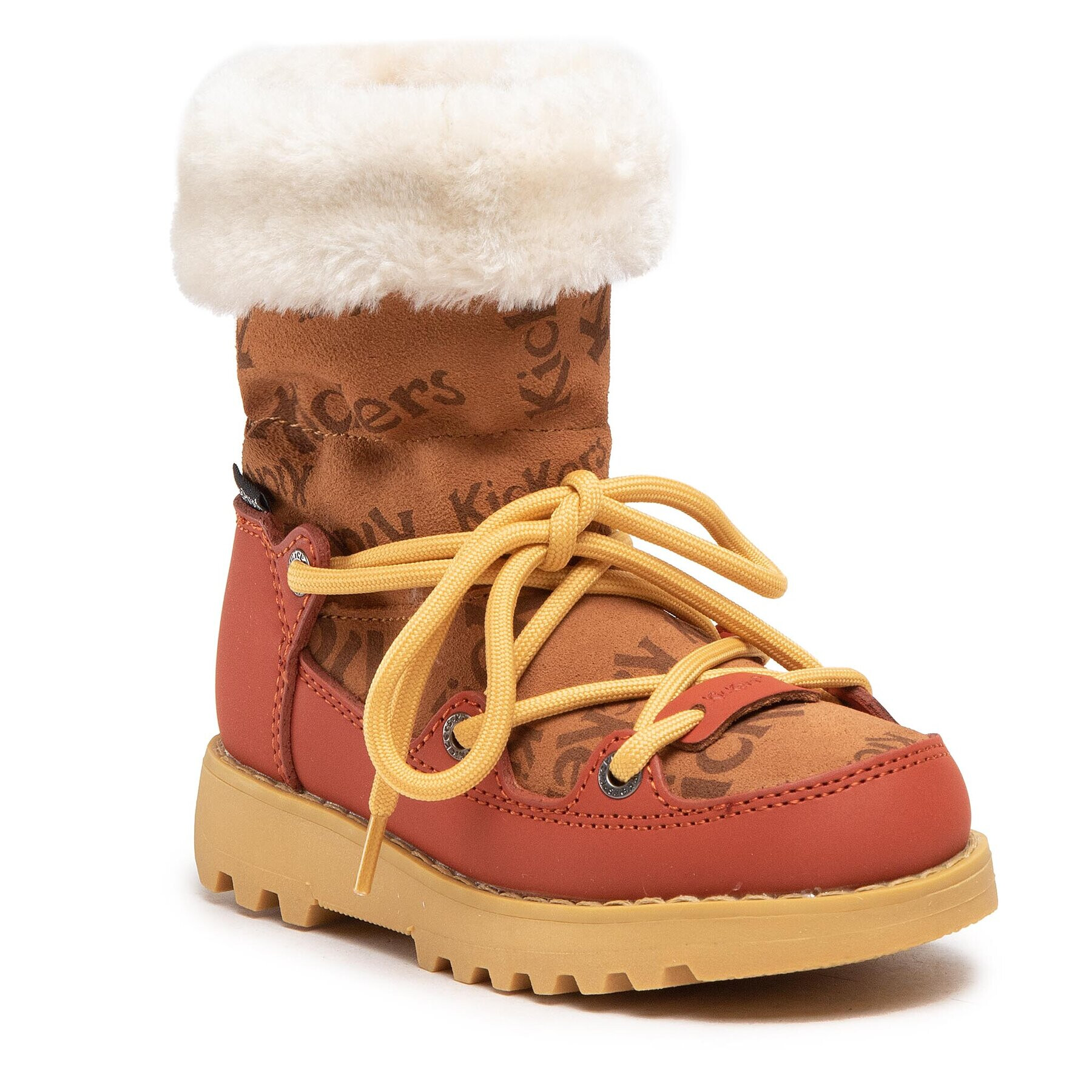 Kickers Cizme de zăpadă Kickneosnow Kid 911531-30 M Maro - Pled.ro