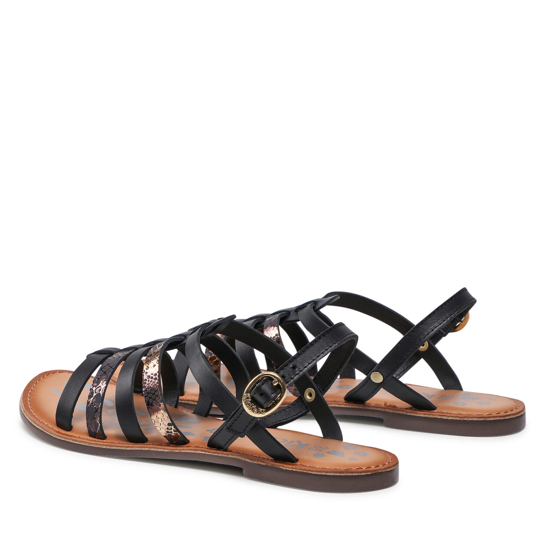 Kickers Sandale Dixon 695577-30-82 D Negru - Pled.ro