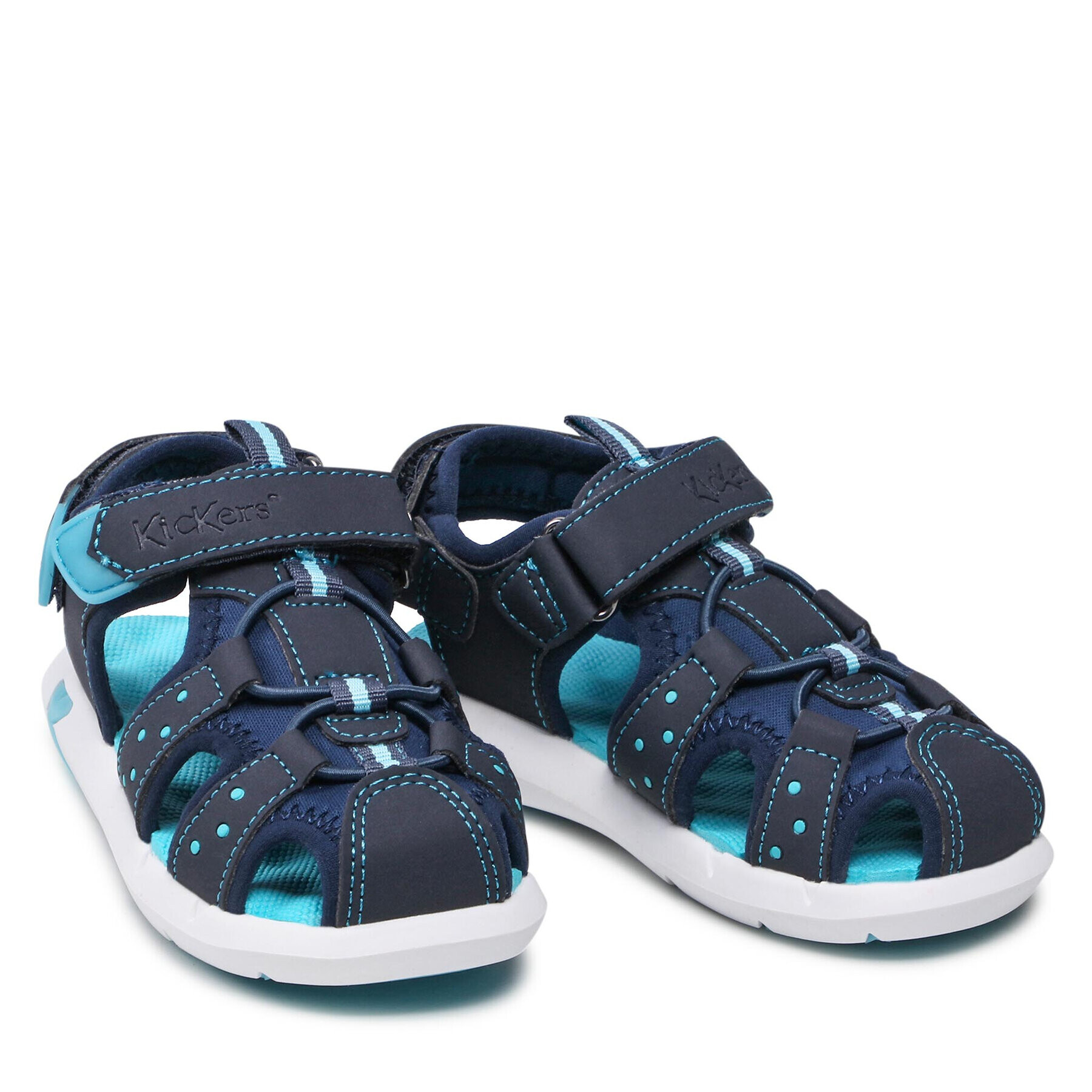 Kickers Sandale Jumange 858710-30 M Bleumarin - Pled.ro