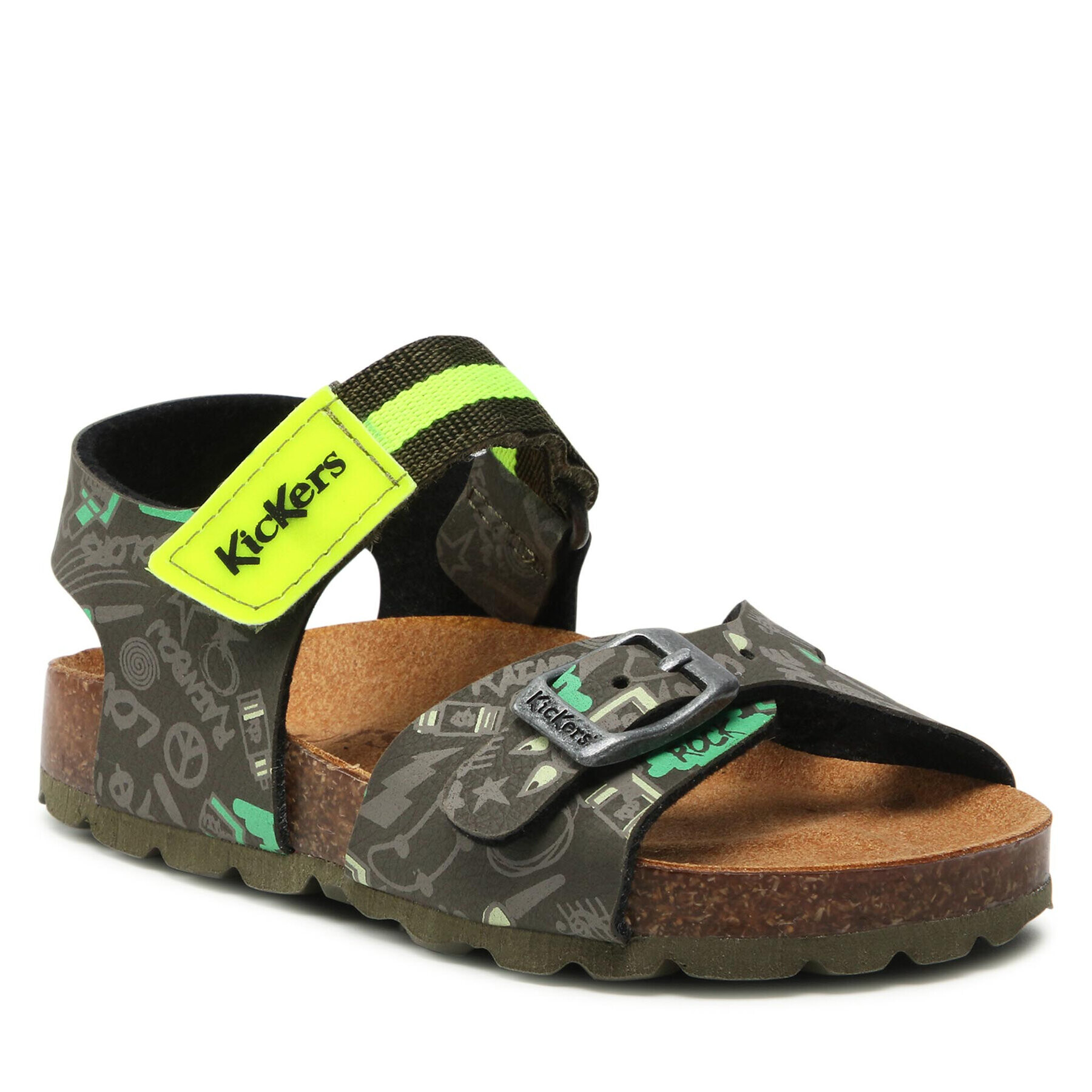 Kickers Sandale Sostreet 894910-30 M Verde - Pled.ro