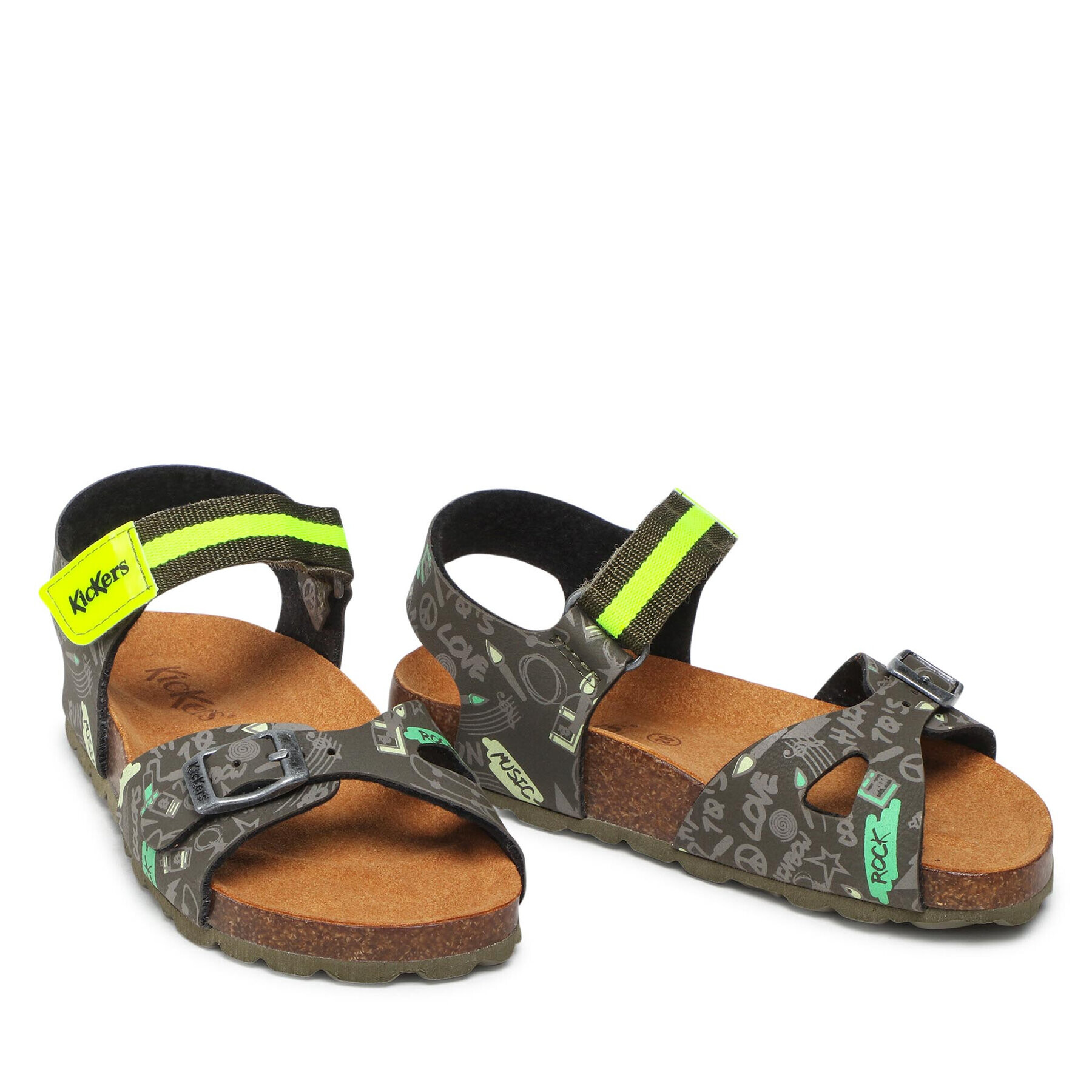 Kickers Sandale Sostreet 894910-30 S Verde - Pled.ro