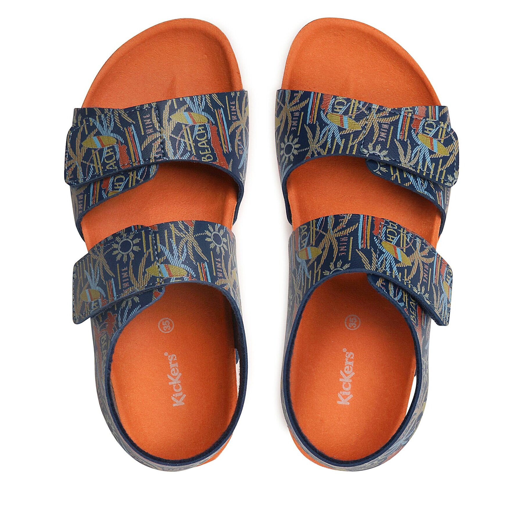 Kickers Sandale Summerkro 895454-30 S Bleumarin - Pled.ro