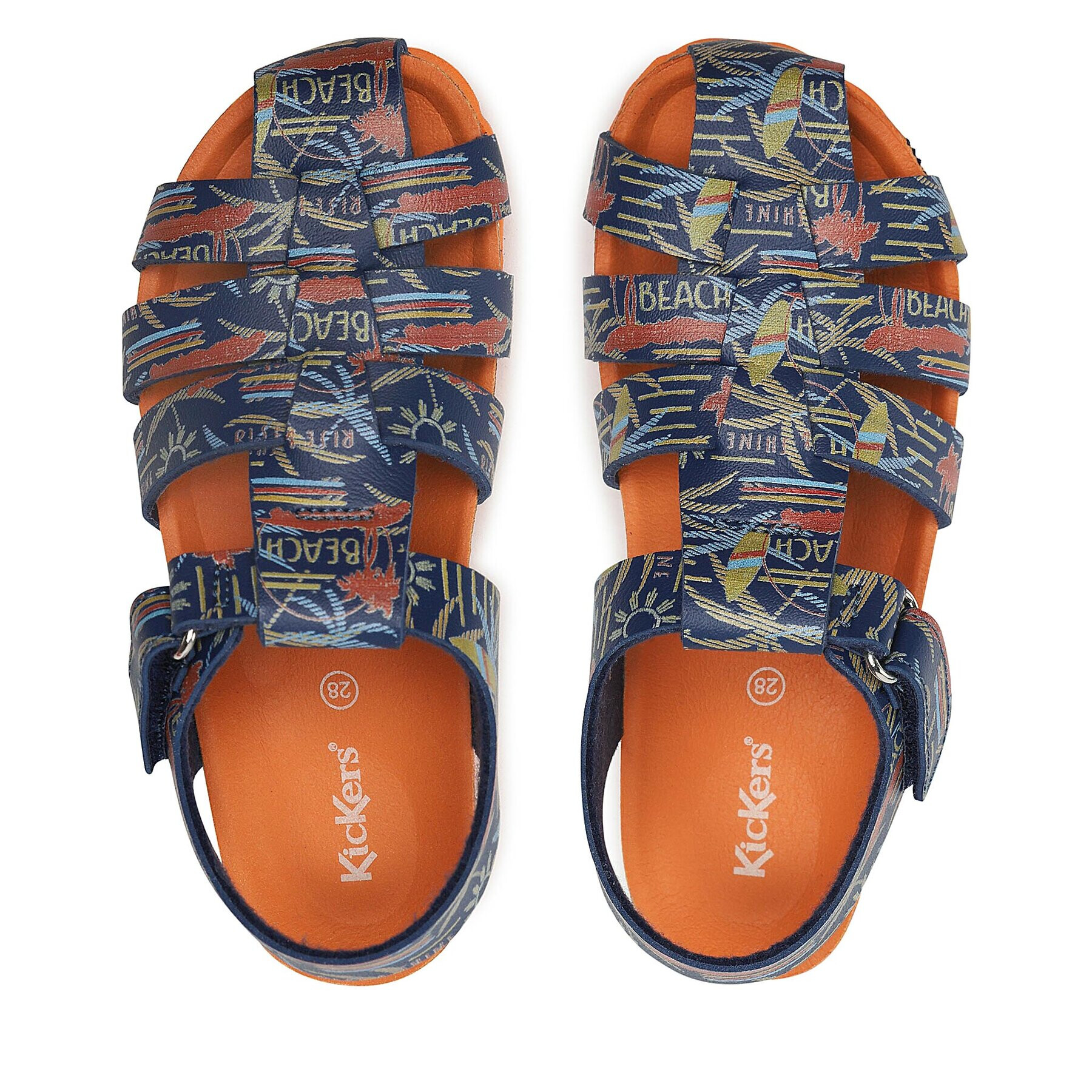 Kickers Sandale Summertan 860999-30 S Bleumarin - Pled.ro