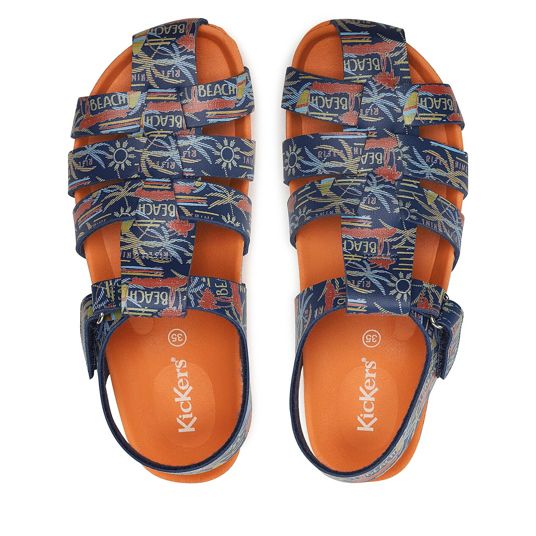 Kickers Sandale Summertan 860999-30 S Bleumarin - Pled.ro