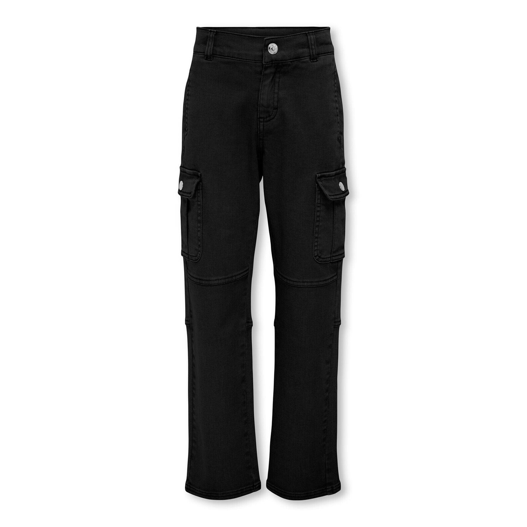 Kids ONLY Pantaloni din material 15300088 Negru Straight Fit - Pled.ro