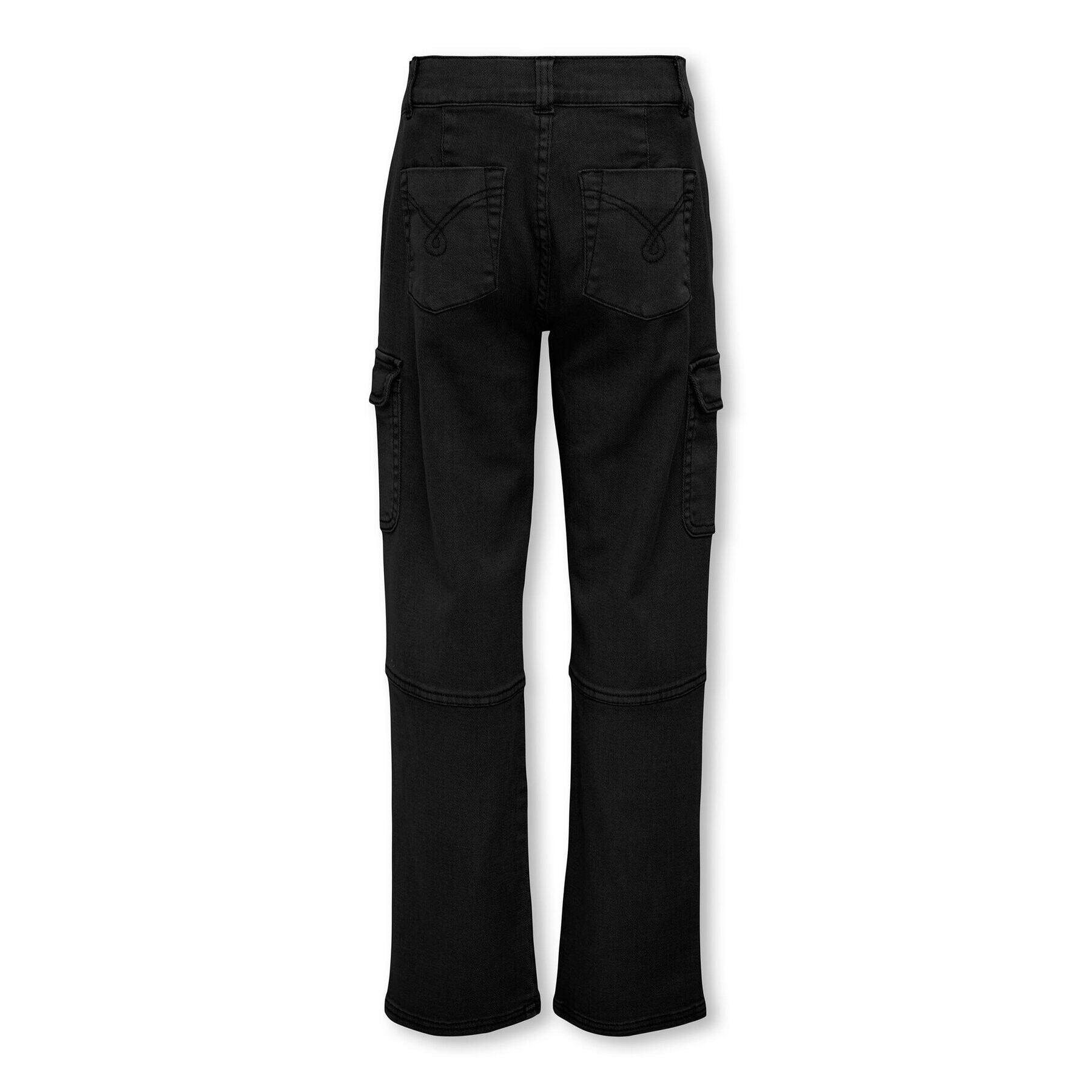 Kids ONLY Pantaloni din material 15300088 Negru Straight Fit - Pled.ro