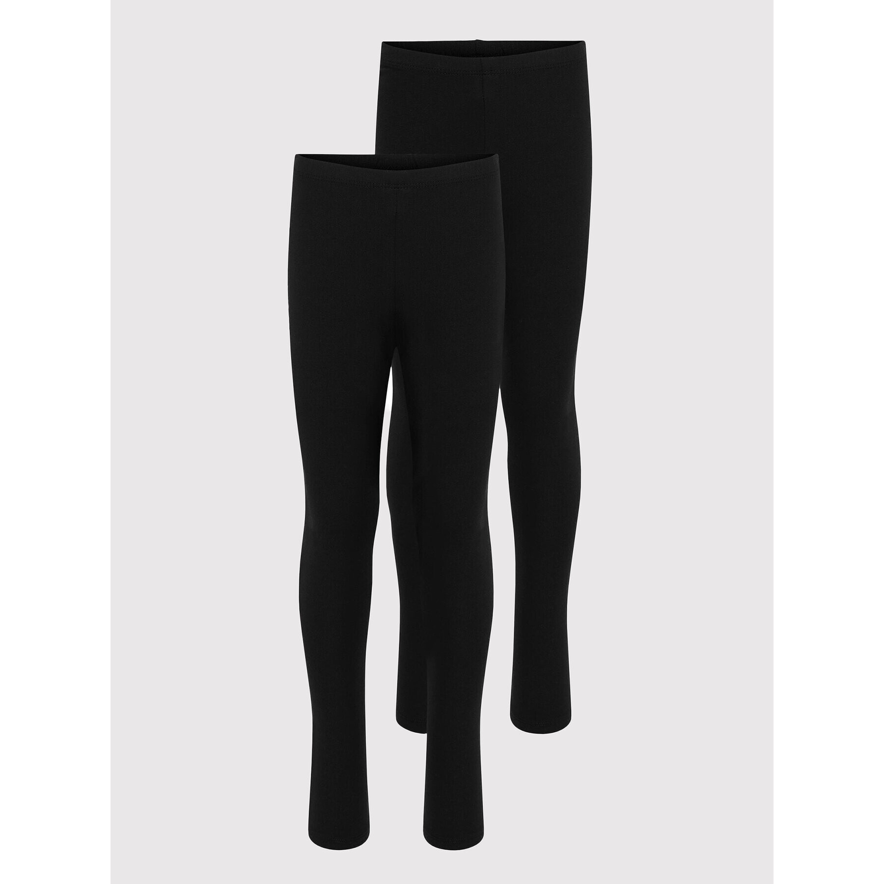 Kids ONLY Set 2 perechi leggings Nille 15250477 Negru Slim Fit - Pled.ro