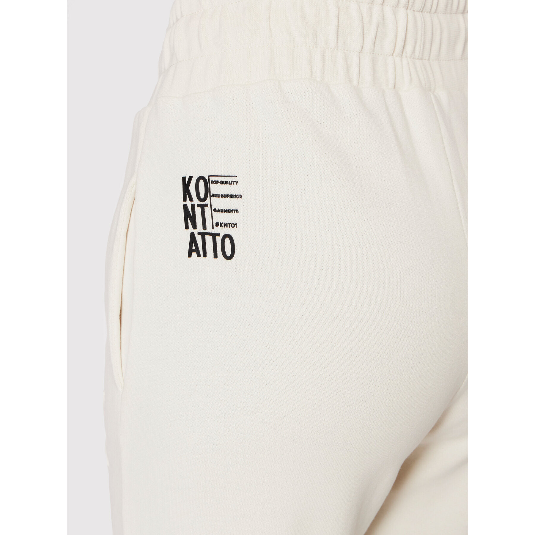 Kontatto Pantaloni trening SDK501 Alb Regular Fit - Pled.ro