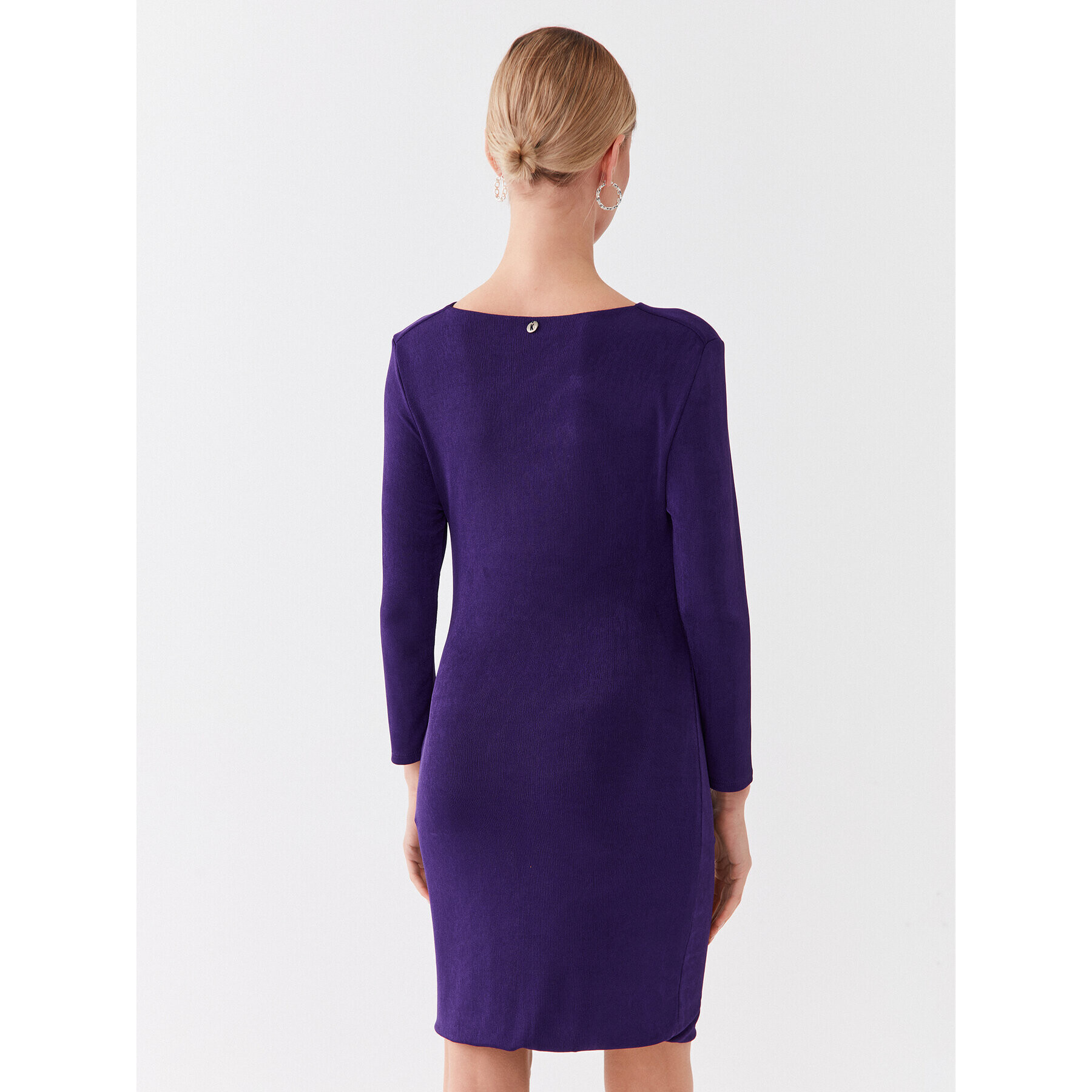 Kontatto Rochie cocktail M1526 Violet Slim Fit - Pled.ro