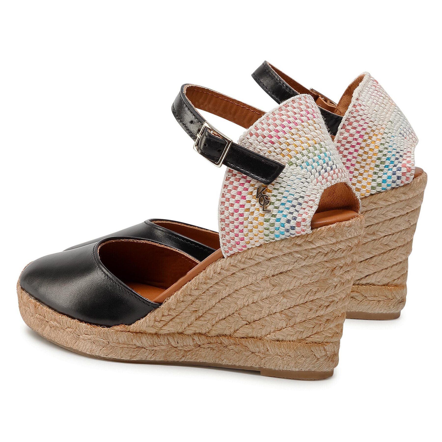 Kurt Geiger Espadrile Monty Rainbow 7412400109 Negru - Pled.ro