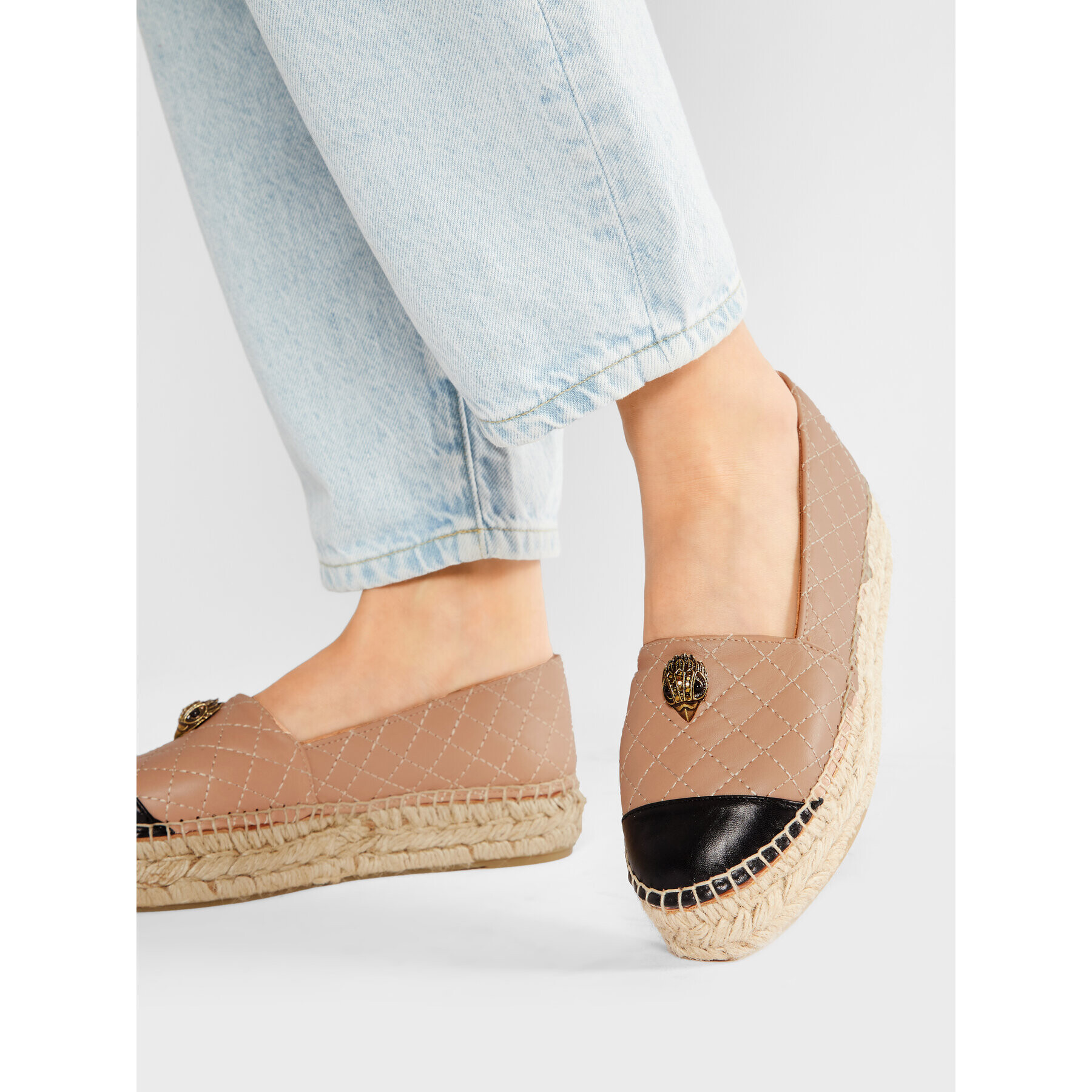 Kurt Geiger Espadrile Morella Eagle 3749148109 Bej - Pled.ro