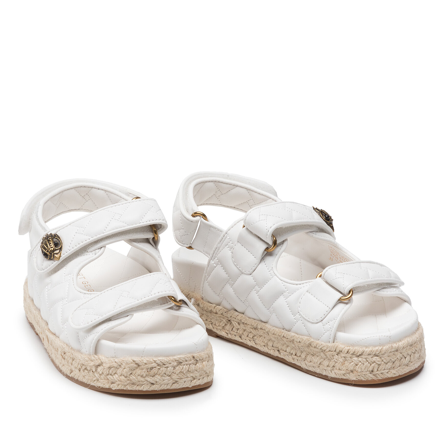 Kurt Geiger Espadrile Orson Espadrille 8878210109 Alb - Pled.ro