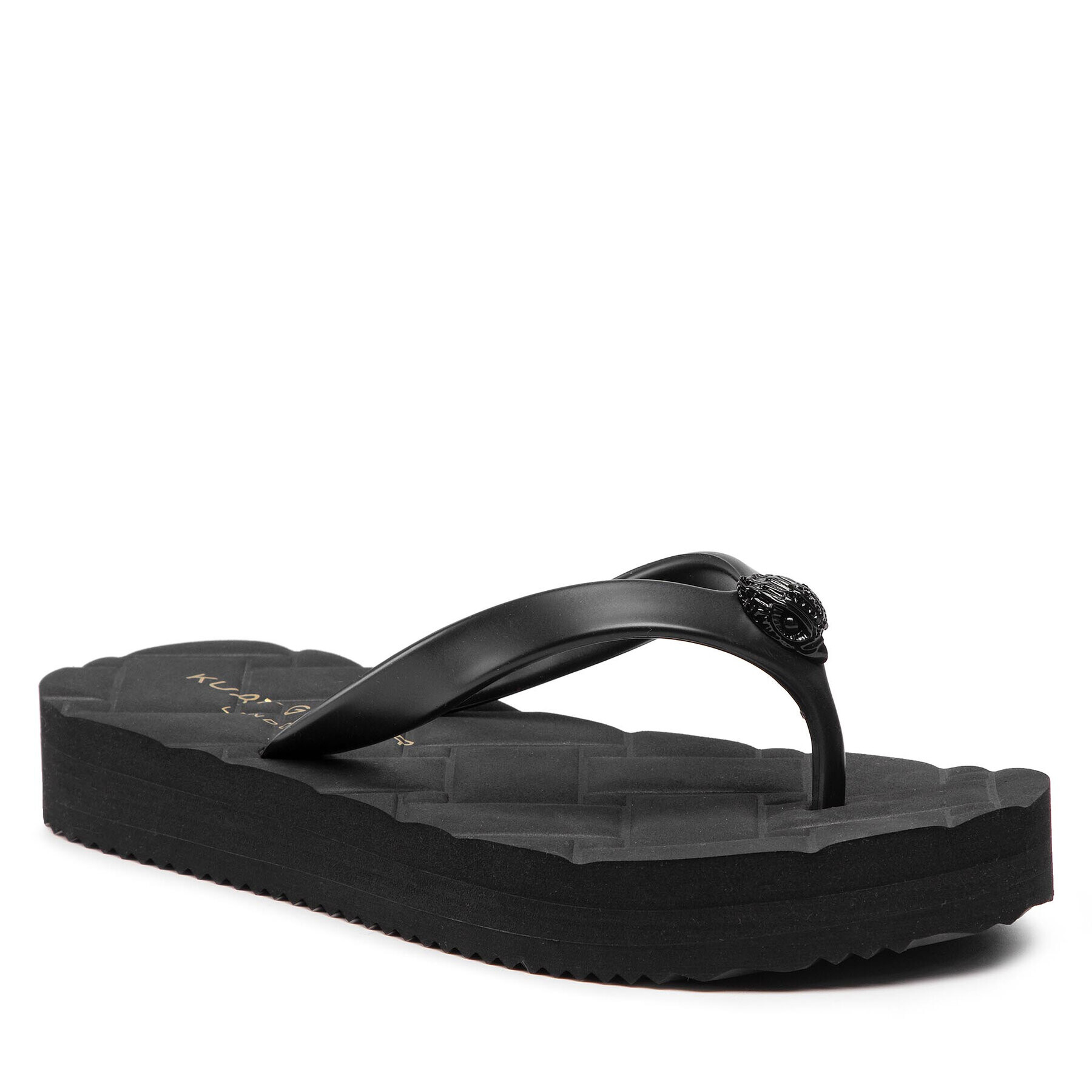 Kurt Geiger Flip flop Kensington Q Flip Flop 8915300979 Negru - Pled.ro