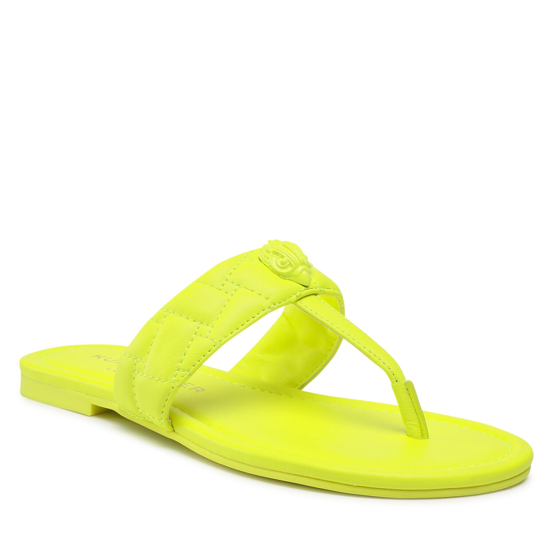 Kurt Geiger Flip flop Kensington T-Bar Sandal 8651493109 Verde - Pled.ro