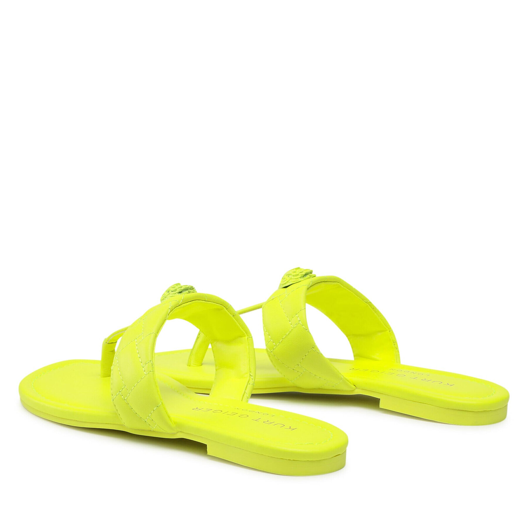 Kurt Geiger Flip flop Kensington T-Bar Sandal 8651493109 Verde - Pled.ro