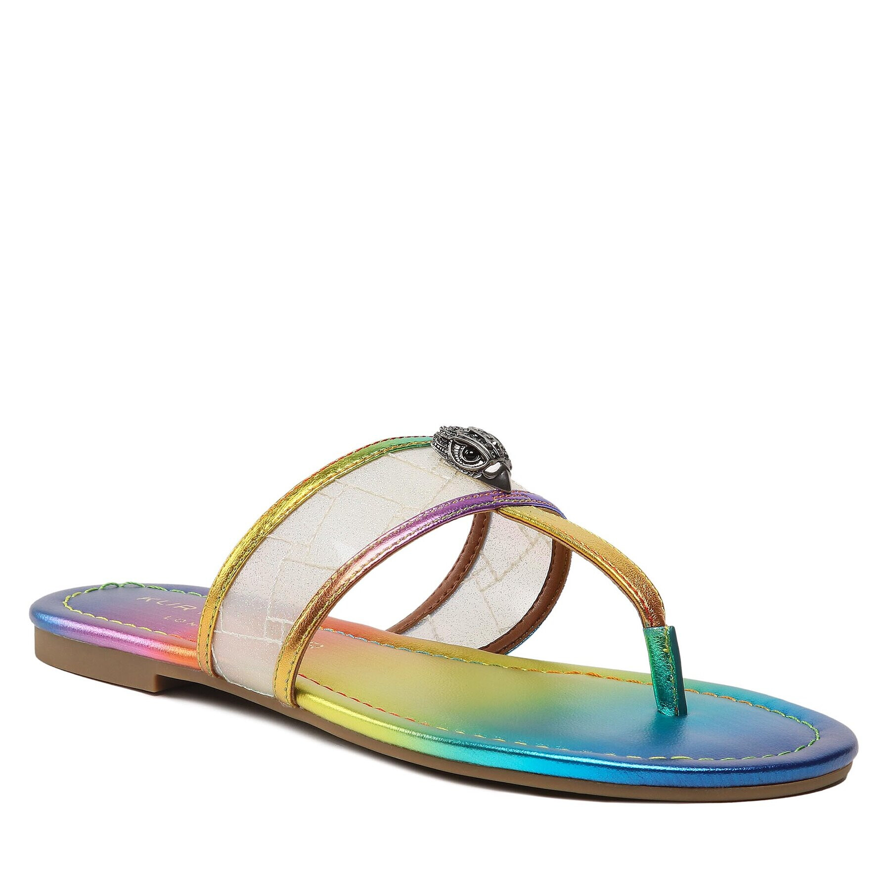 Kurt Geiger Flip flop Kensington Vinyl T-Bar 9797769979 Colorat - Pled.ro