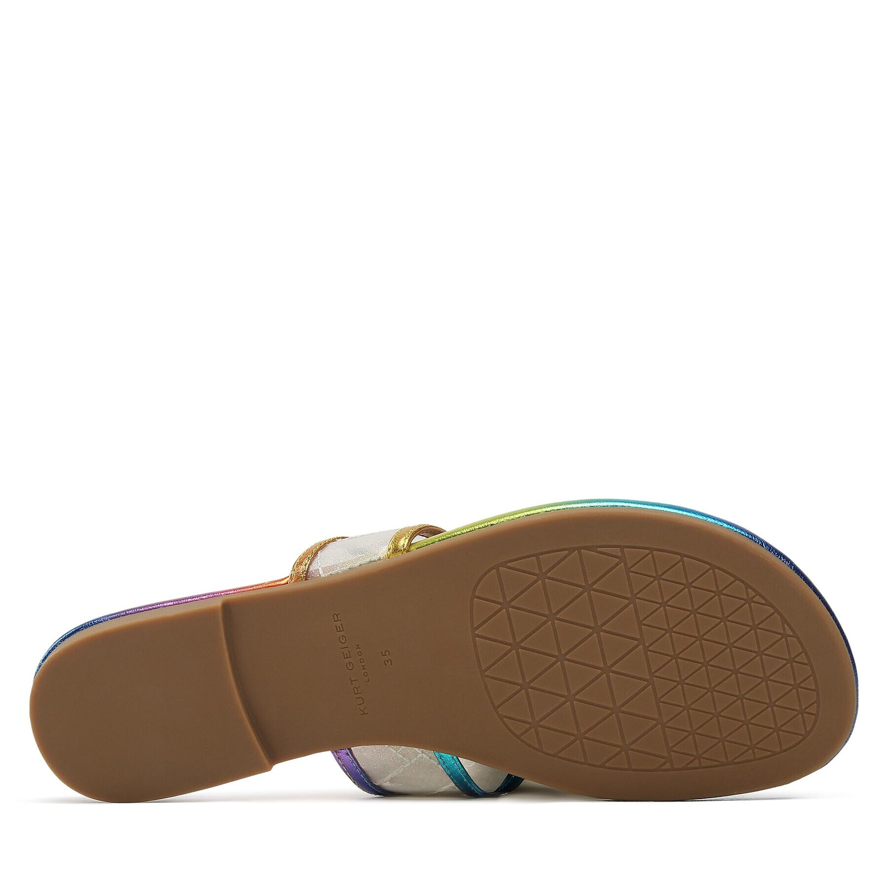 Kurt Geiger Flip flop Kensington Vinyl T-Bar 9797769979 Colorat - Pled.ro