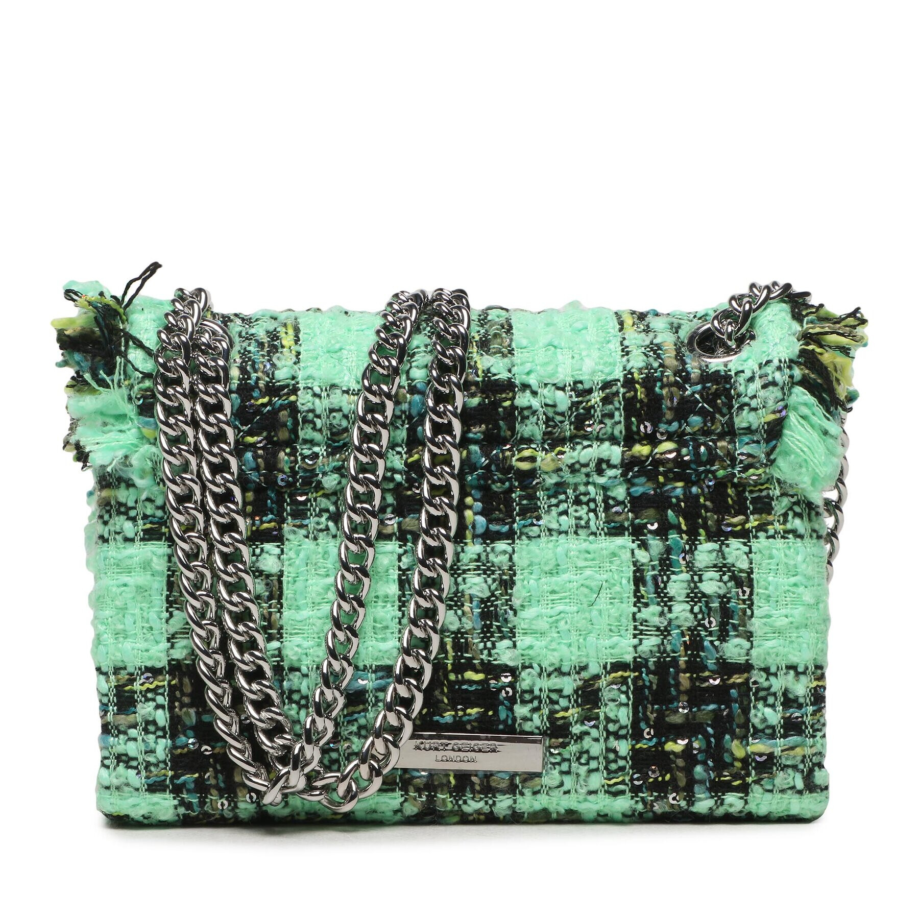 Kurt Geiger Geantă 690-Tweed Mini Kensington 2949773609 Verde - Pled.ro