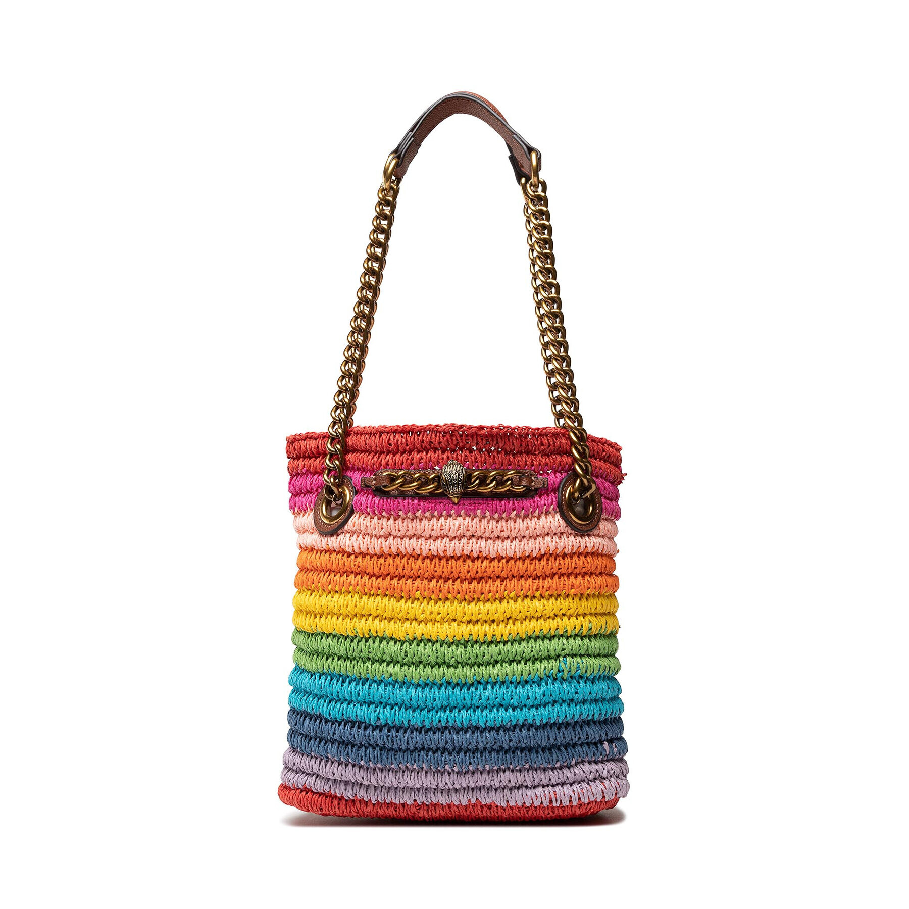 Kurt Geiger Geantă Chelsea Sm Raffia Tote 8059169999 Colorat - Pled.ro