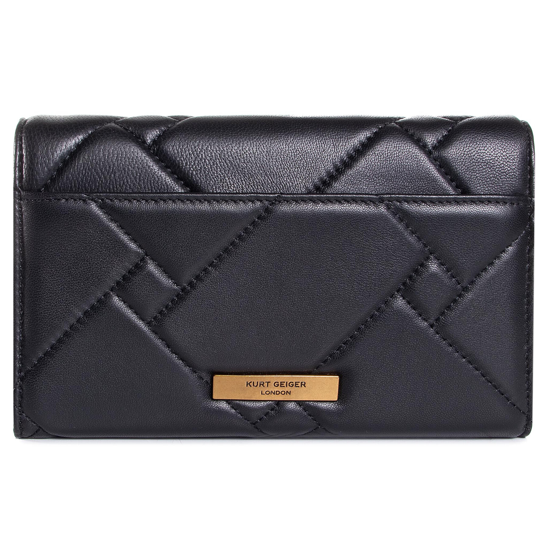 Kurt Geiger Geantă Kensington Quilt Wallet 4708300109 Negru - Pled.ro