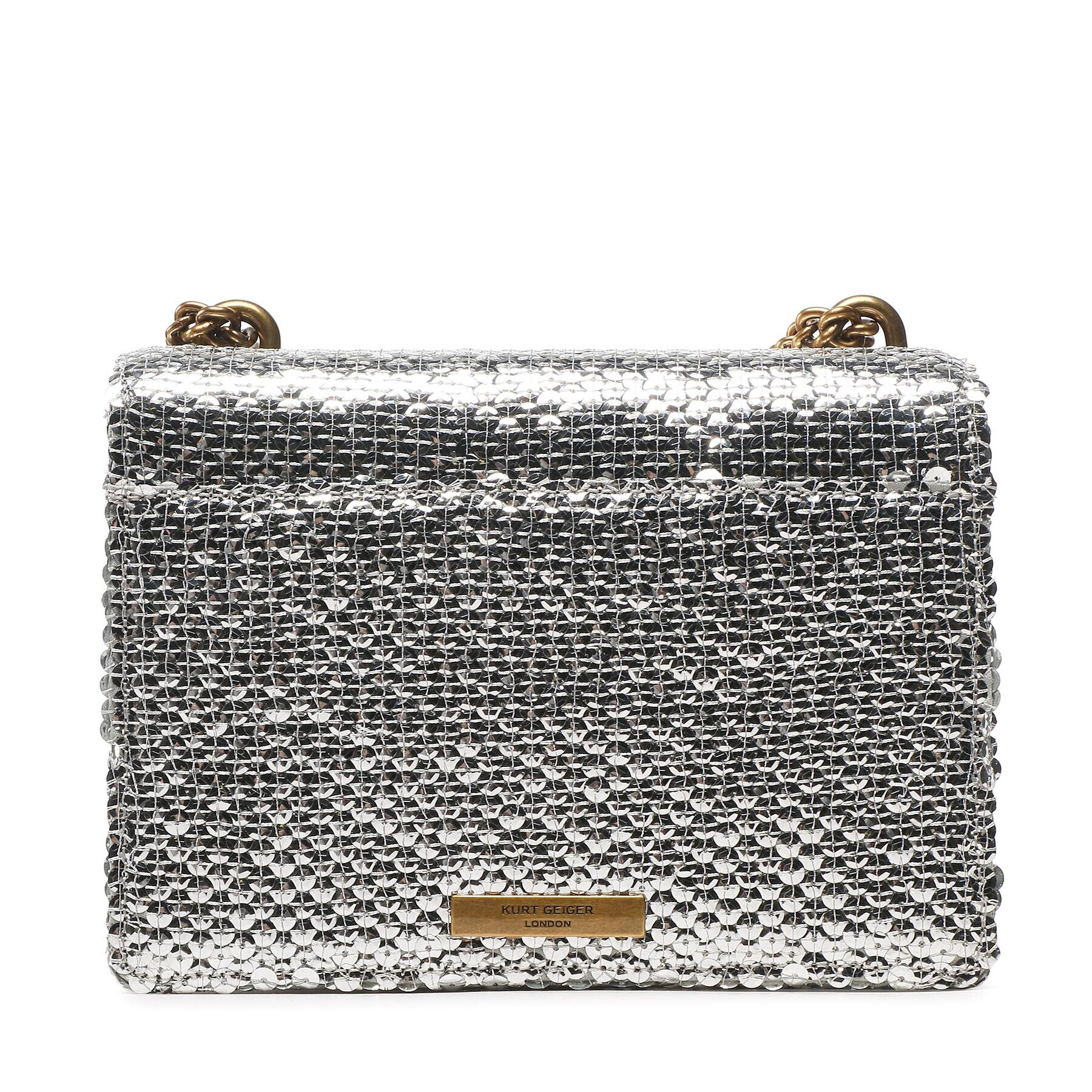 Kurt Geiger Geantă Shoreditch Cross Body 9540463779 Argintiu - Pled.ro